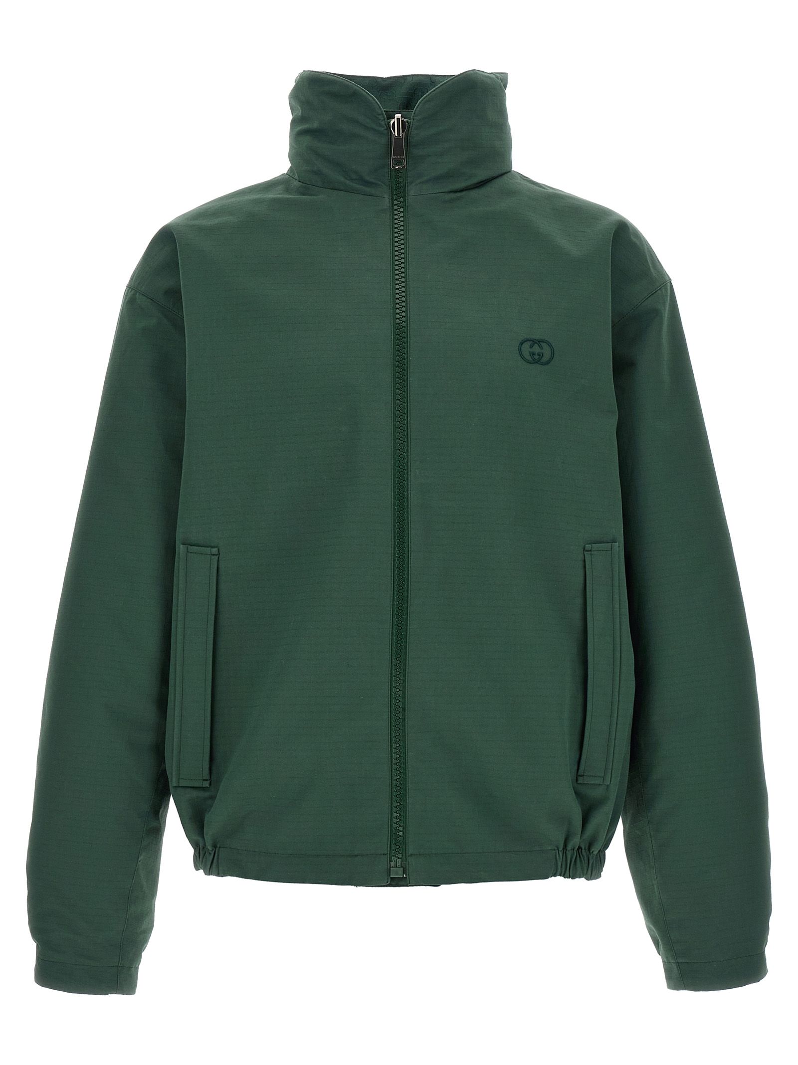Cotton Shell Men's Jacket - Gucci - Modalova