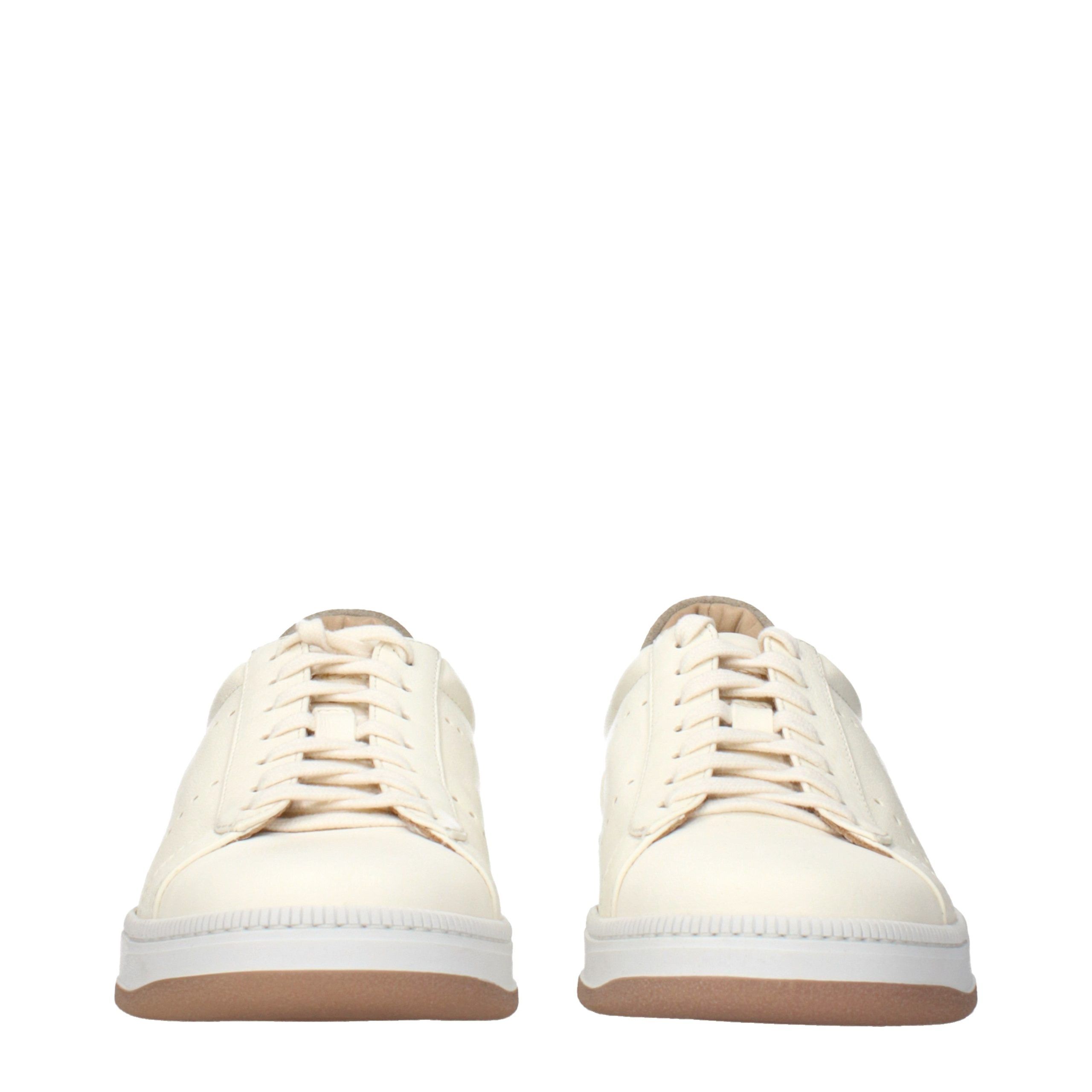 Leather Men's Sneakers - Eleventy - Modalova