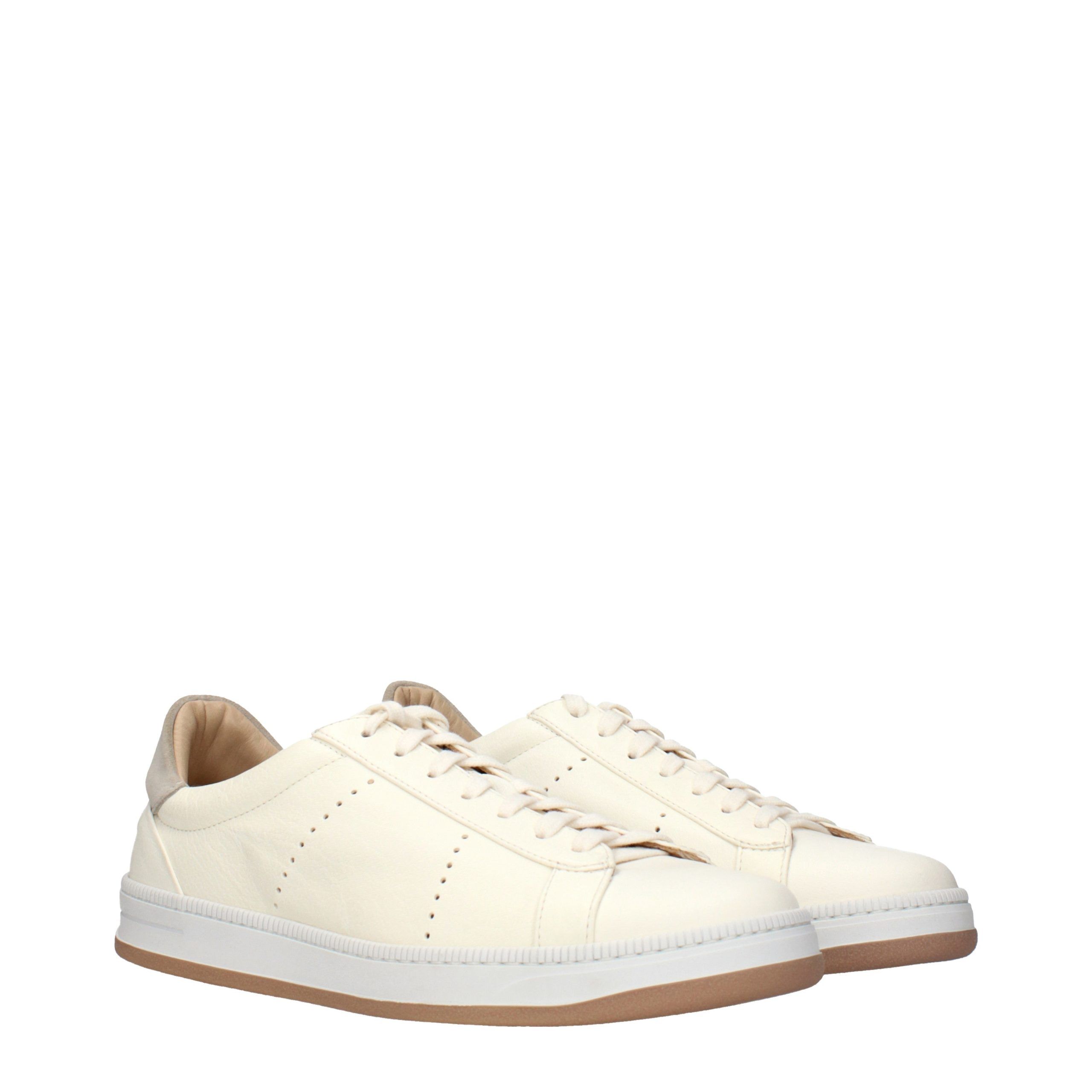 Leather Men's Sneakers - Eleventy - Modalova