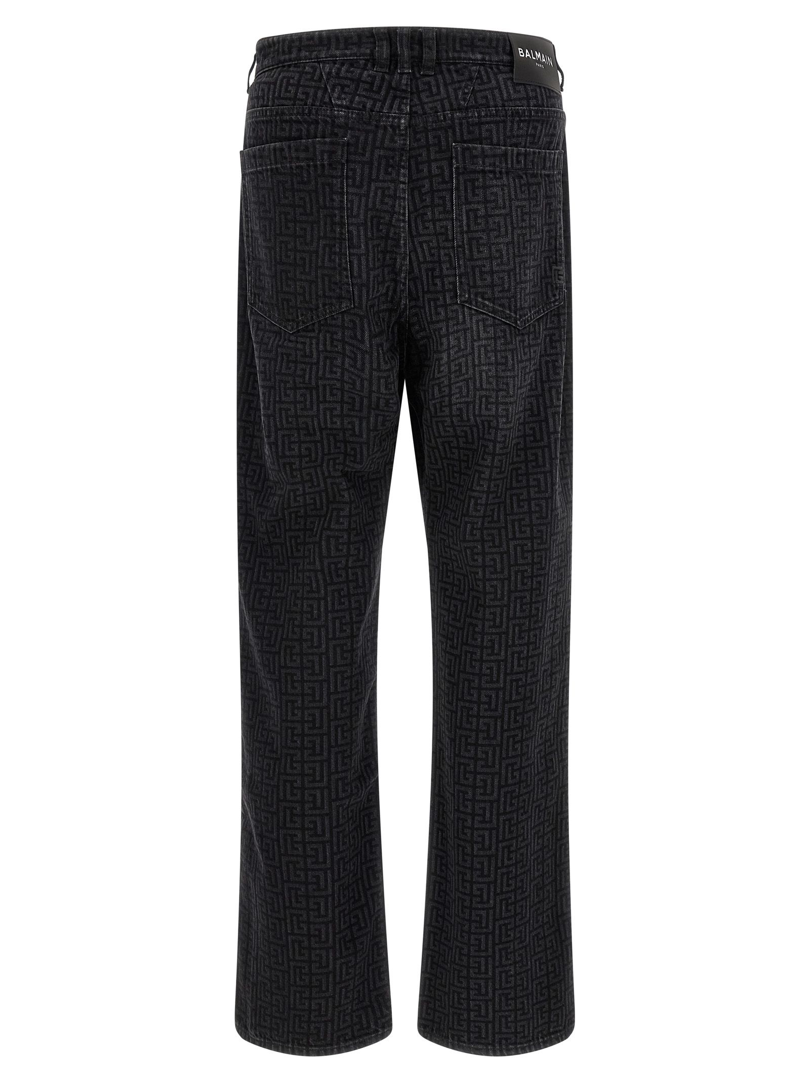 Cotton Straight-Leg Men's Jeans - Balmain - Modalova