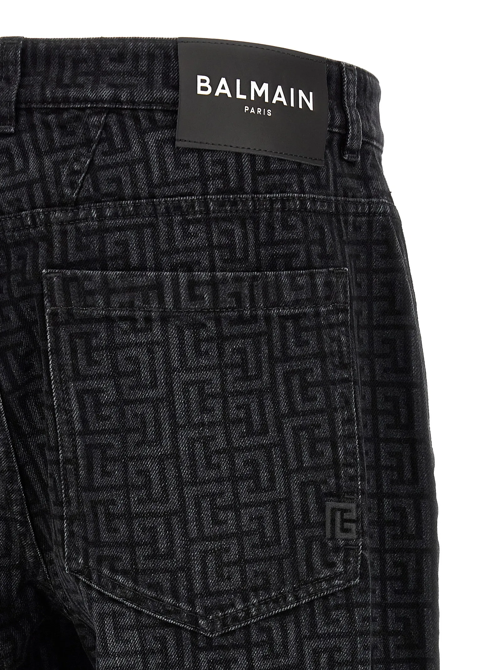 Cotton Straight-Leg Men's Jeans - Balmain - Modalova