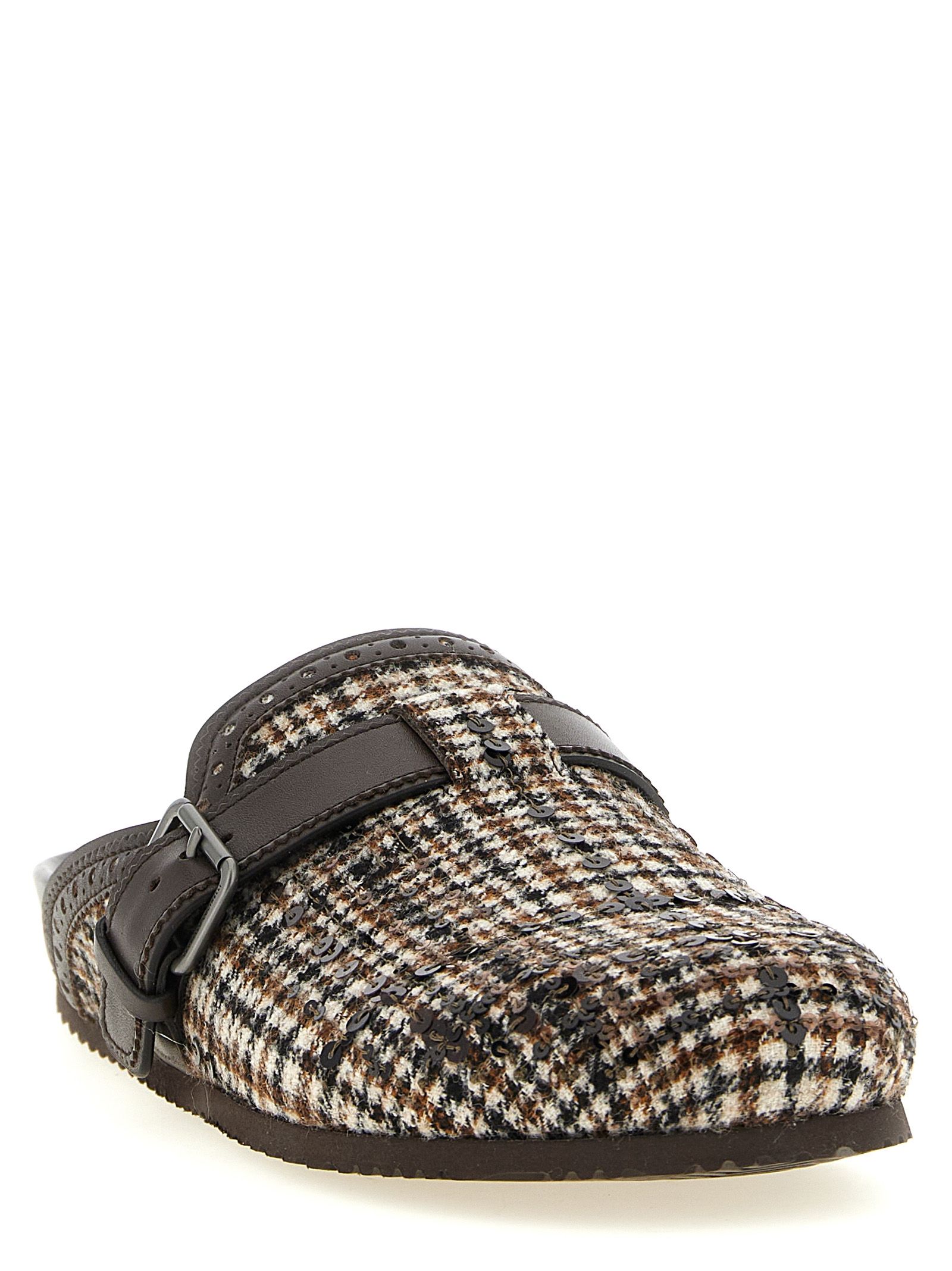 Alpaca Leather Women's Clogs - Brunello Cucinelli - Modalova