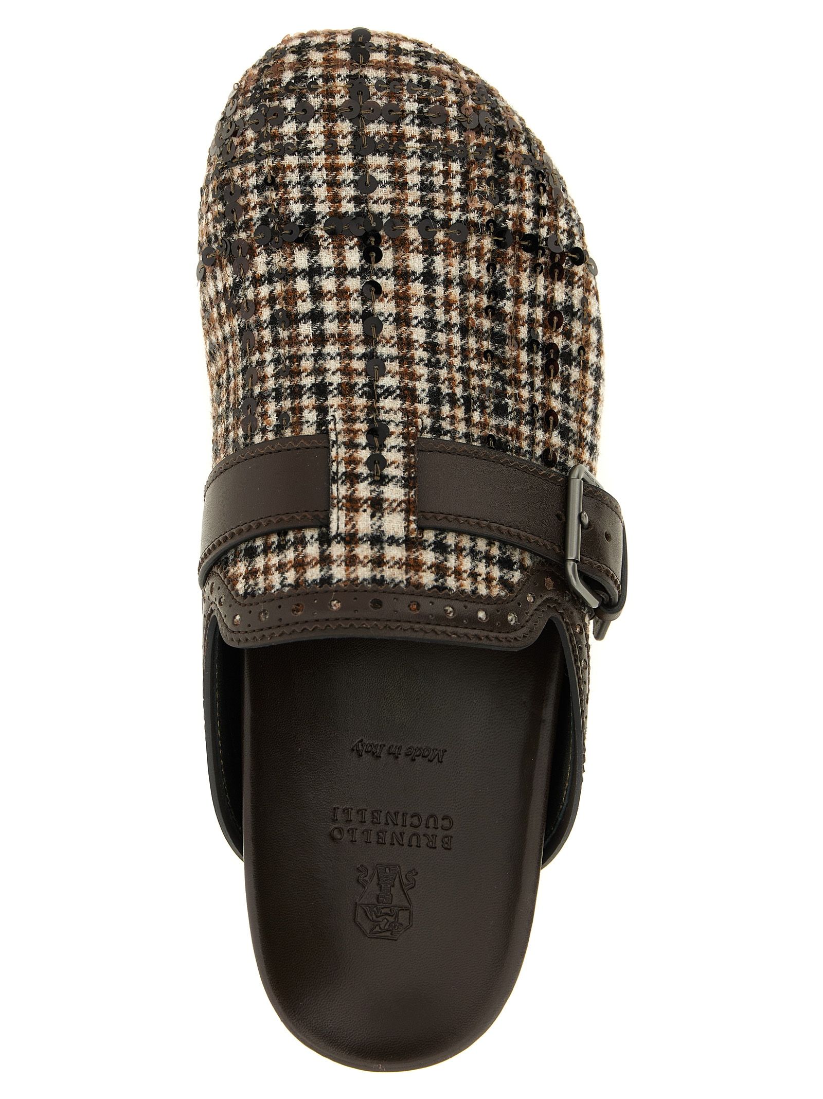 Alpaca Leather Women's Clogs - Brunello Cucinelli - Modalova