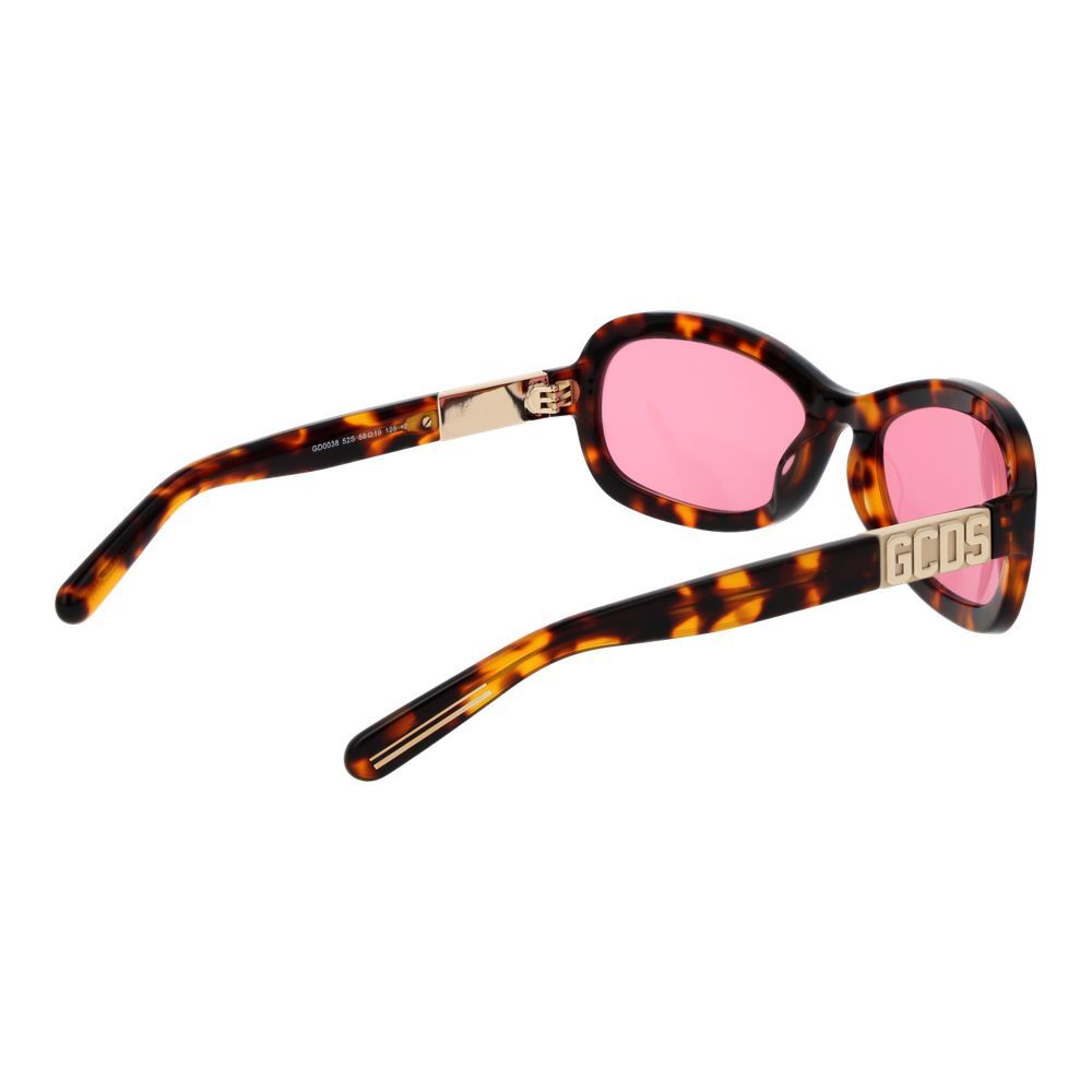 GCDS Brown Acetate Sunglasses - GCDS - Modalova
