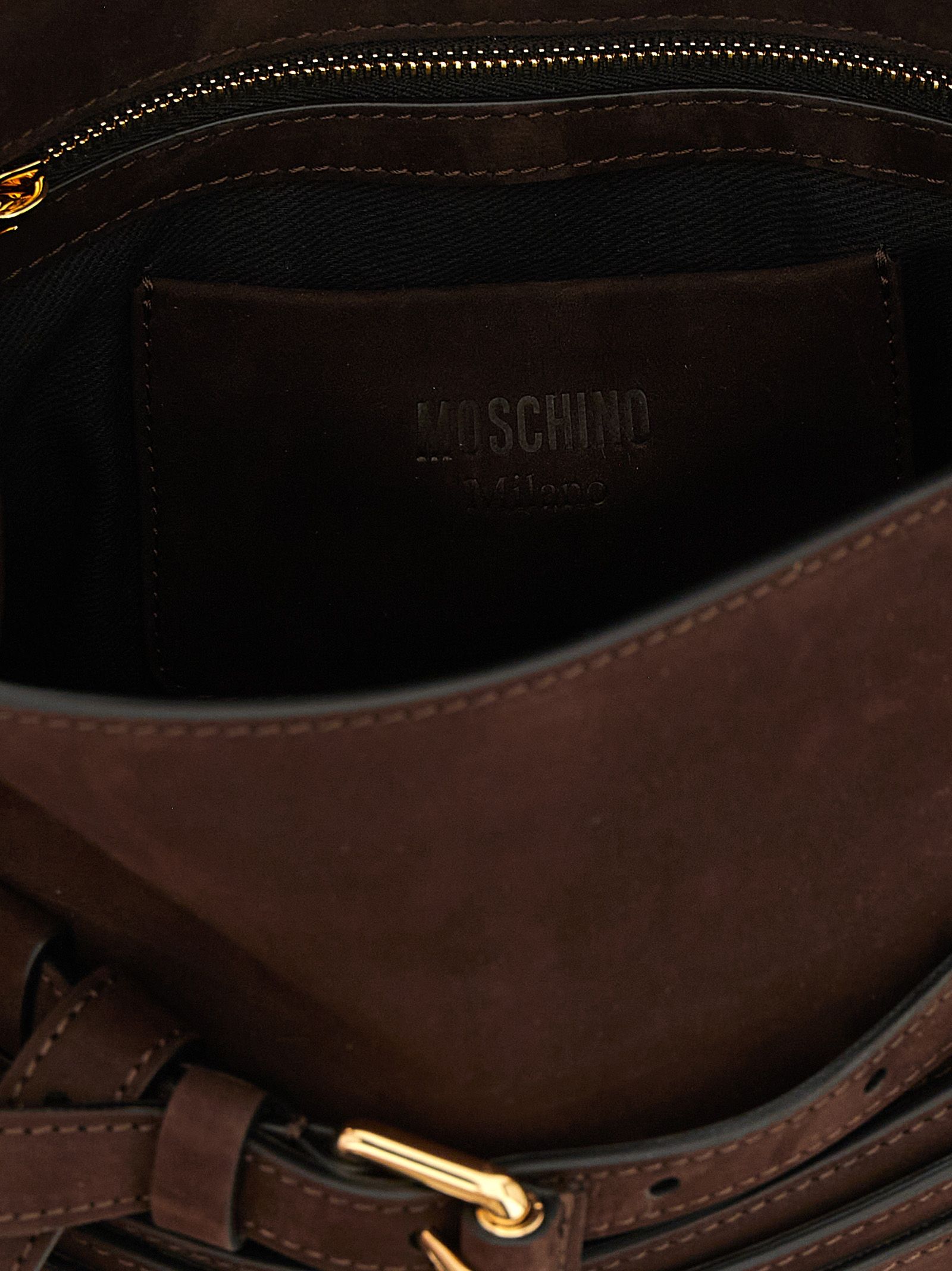 Calfskin Women's Handbag - Moschino - Modalova