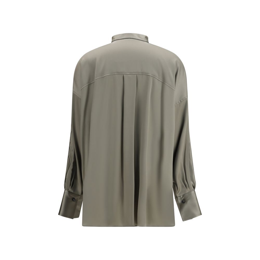 Silk Women's Shirt - Brunello Cucinelli - Modalova