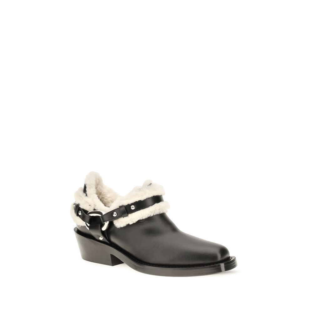 Calf Leather Bos Taurus Ankle Women's Boots - Rabanne - Modalova
