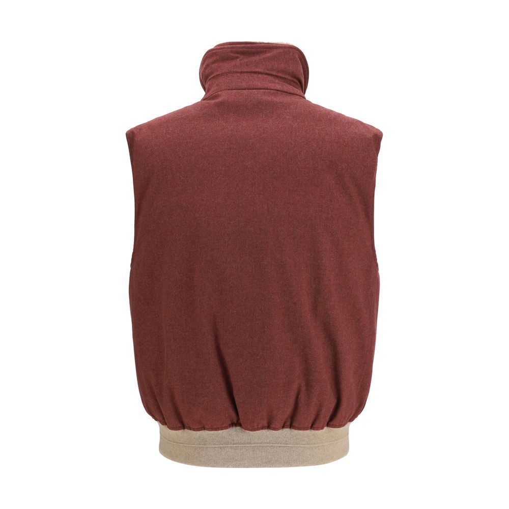Wool Oves Aries Sleeveless Men's Jacket - Brunello Cucinelli - Modalova