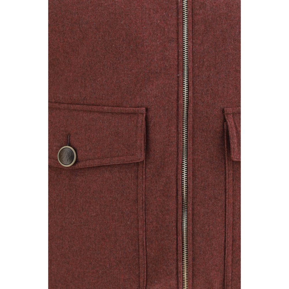 Wool Oves Aries Sleeveless Men's Jacket - Brunello Cucinelli - Modalova