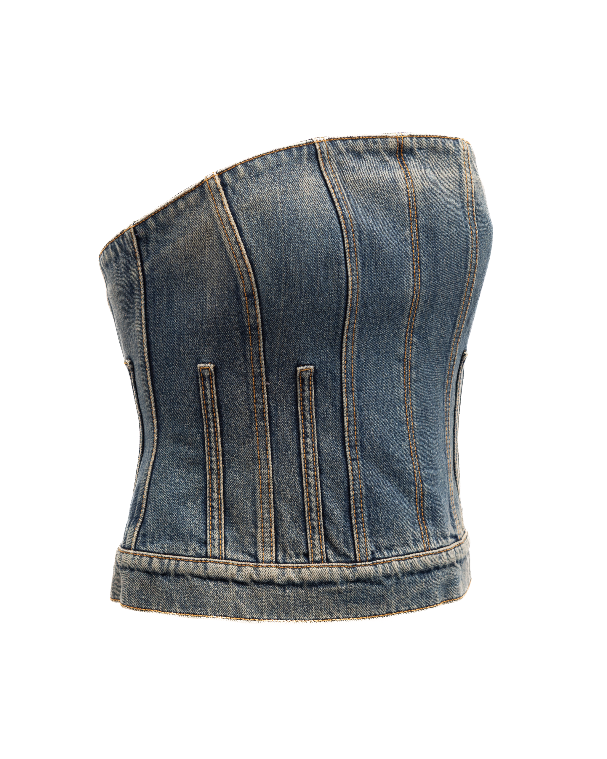 Cotton Denim Women's Top - Alexander McQueen - Modalova
