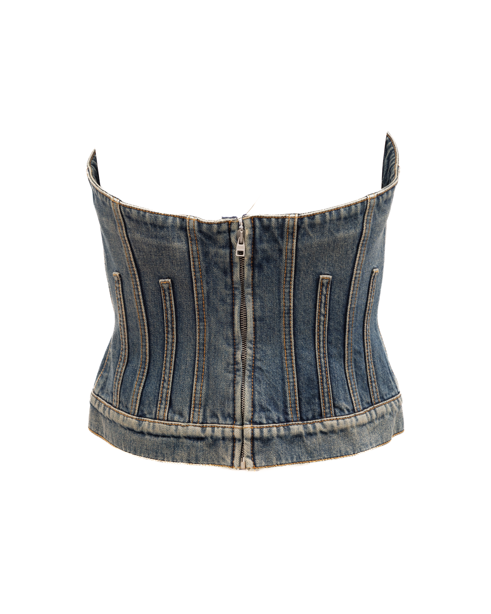 Cotton Denim Women's Top - Alexander McQueen - Modalova