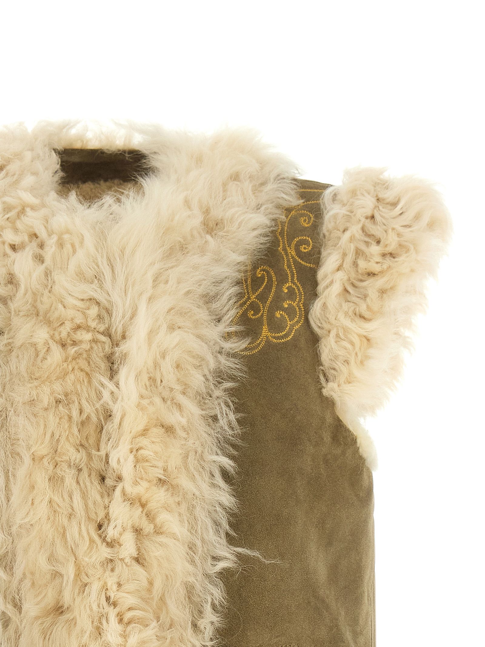 Lamb Fur Sleeveless Women's Jacket - Etro - Modalova