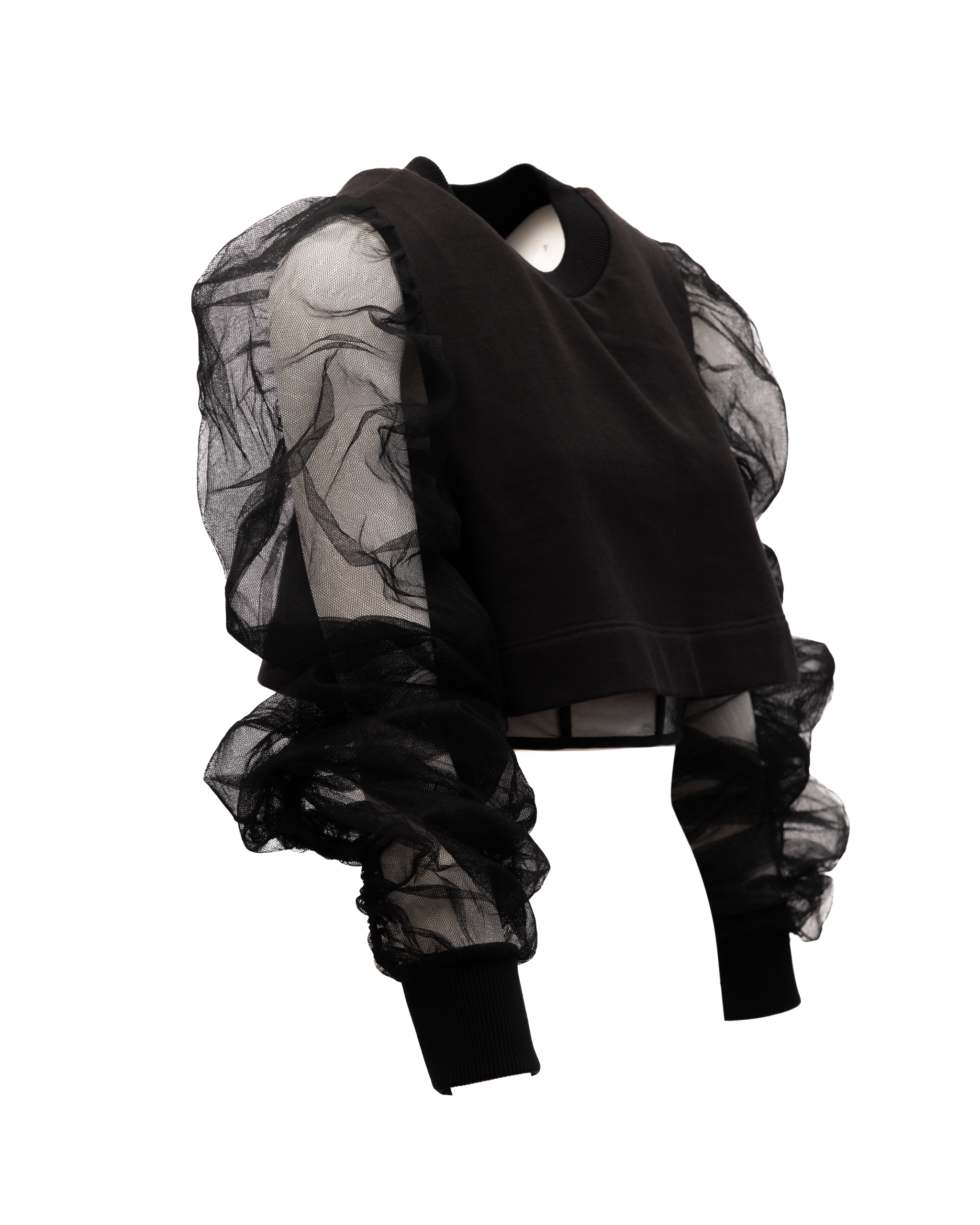 Women Cotton Longsleeved Women's croptop - Alexander McQueen - Modalova