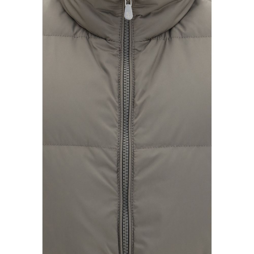 Polyester Sleeveless Men's Jacket - Brunello Cucinelli - Modalova