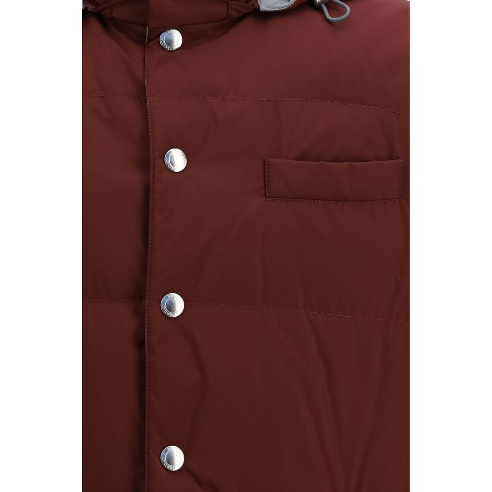 Polyester Sleeveless Men's Jacket - Brunello Cucinelli - Modalova