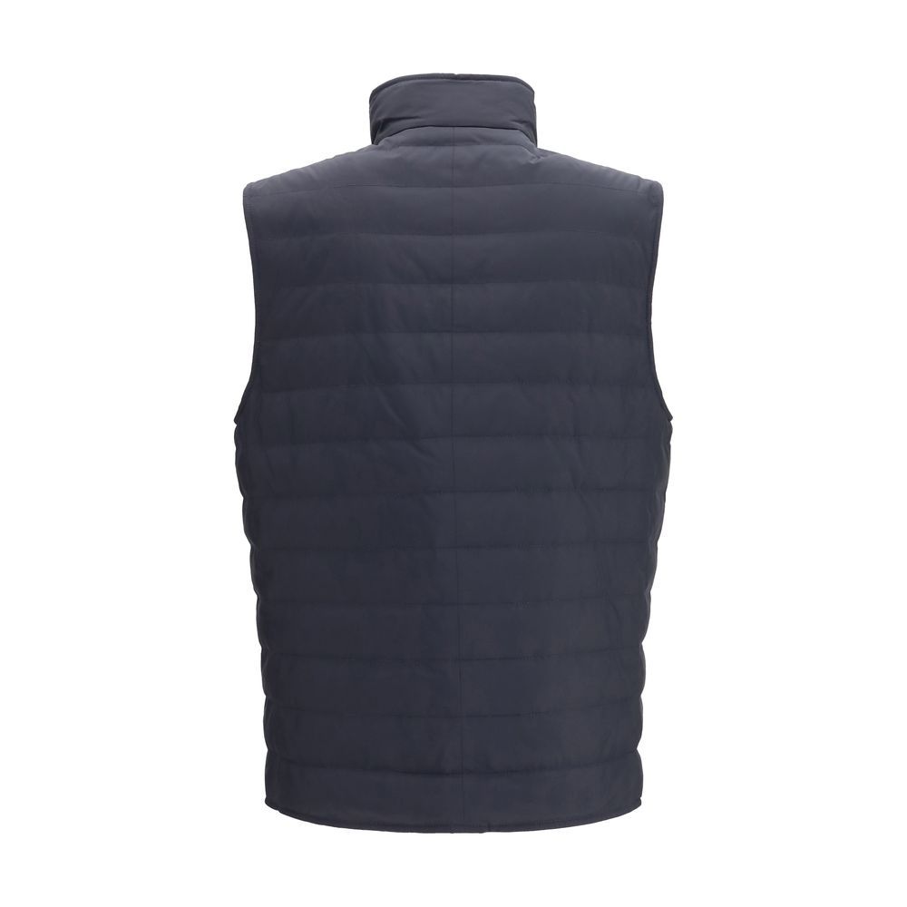 Polyester Sleeveless Men's Jacket - Brunello Cucinelli - Modalova
