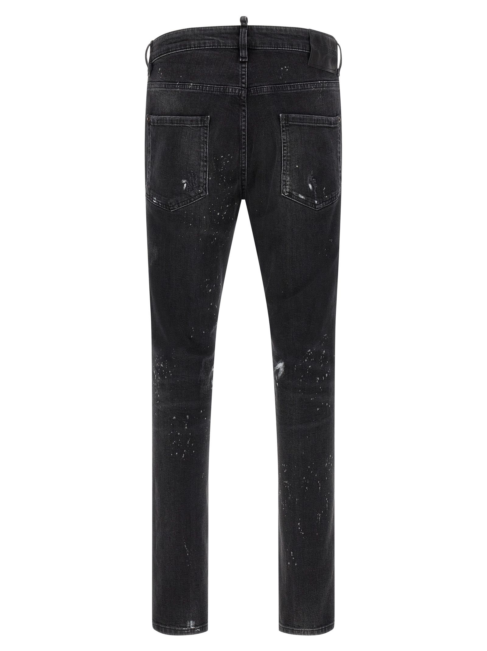 Cotton Slim Fit Men's Jeans - Dsquared² - Modalova