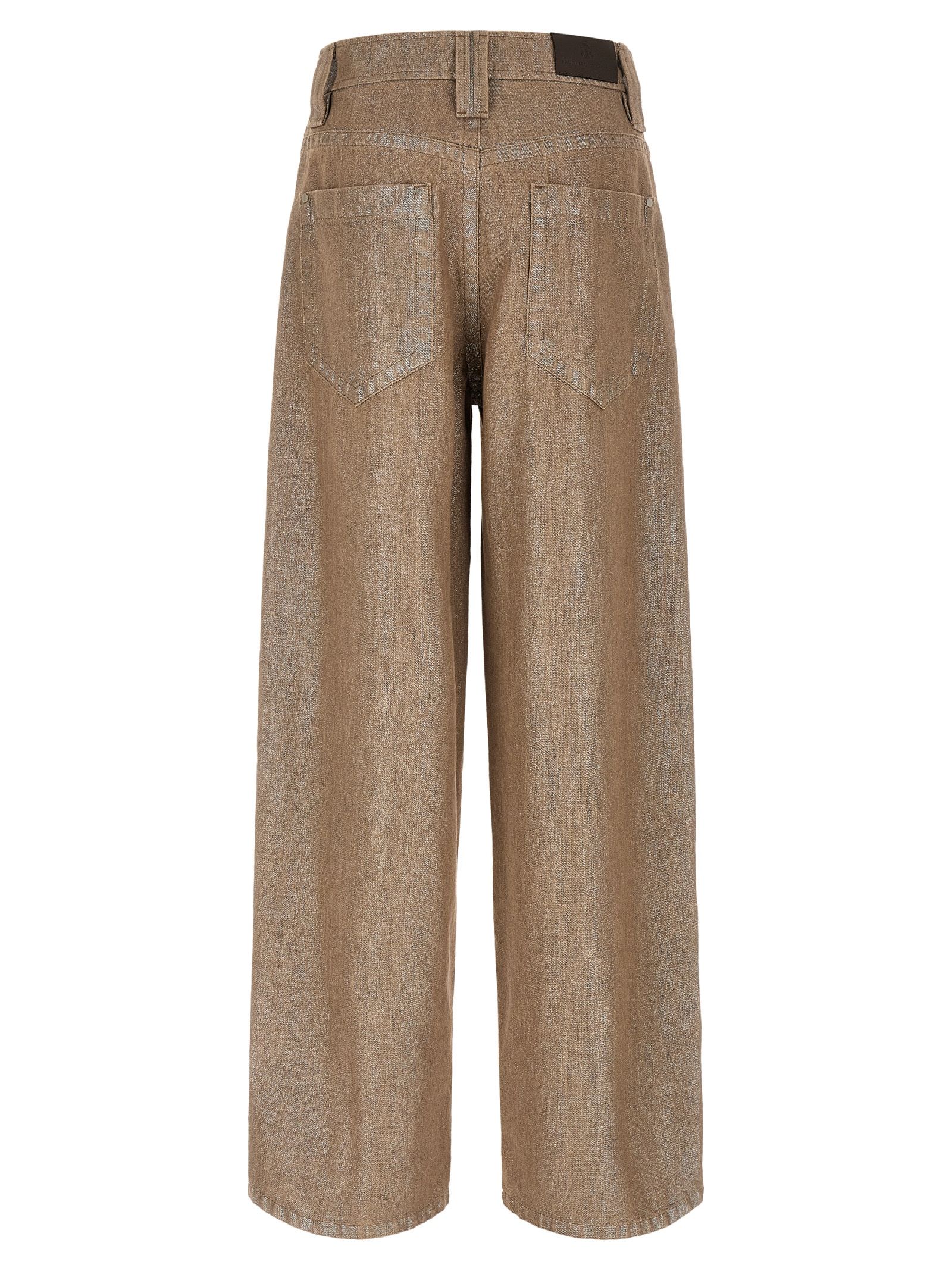 Cotton Relaxed Fit Women's Jeans - Brunello Cucinelli - Modalova