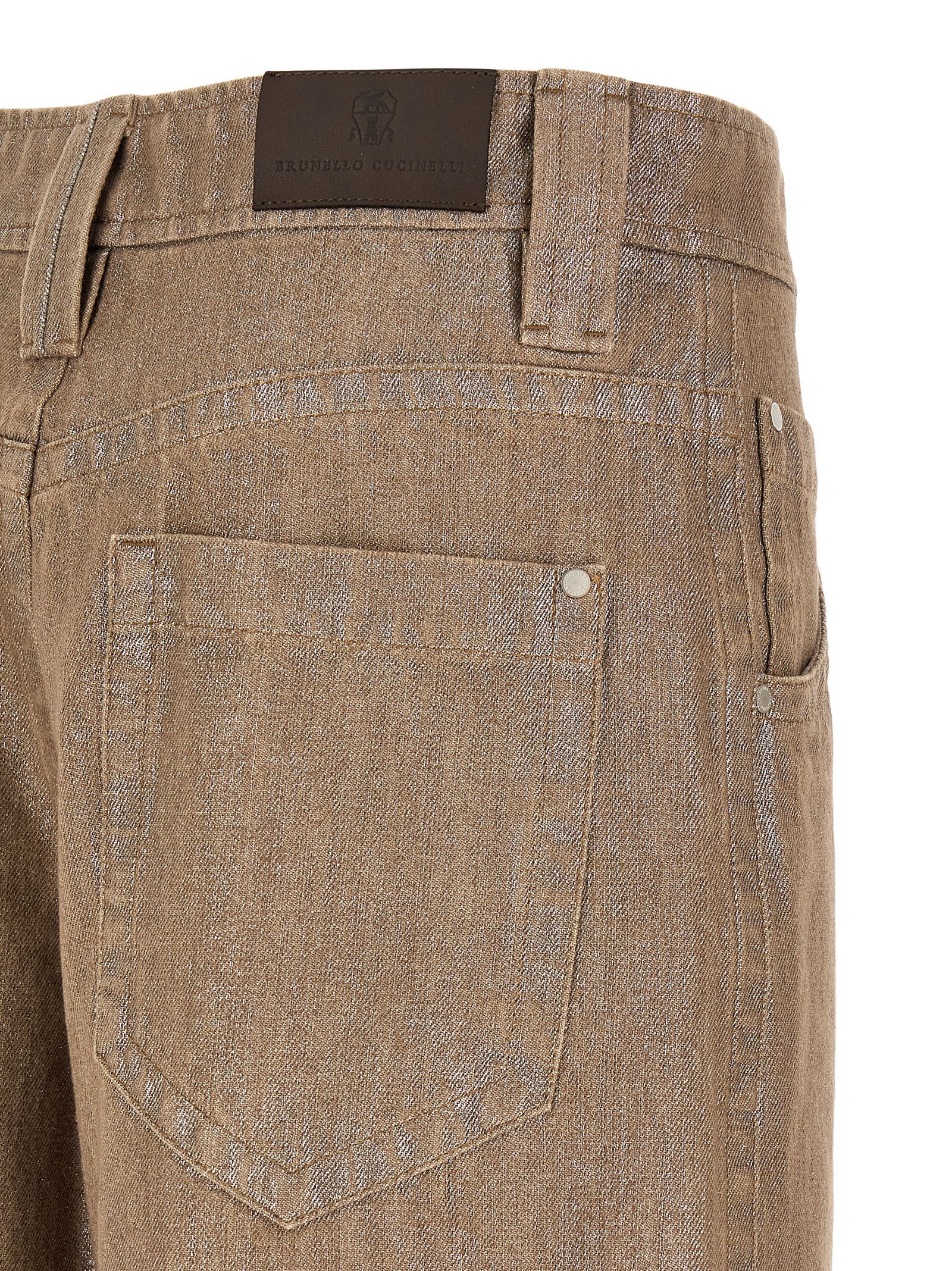 Cotton Relaxed Fit Women's Jeans - Brunello Cucinelli - Modalova