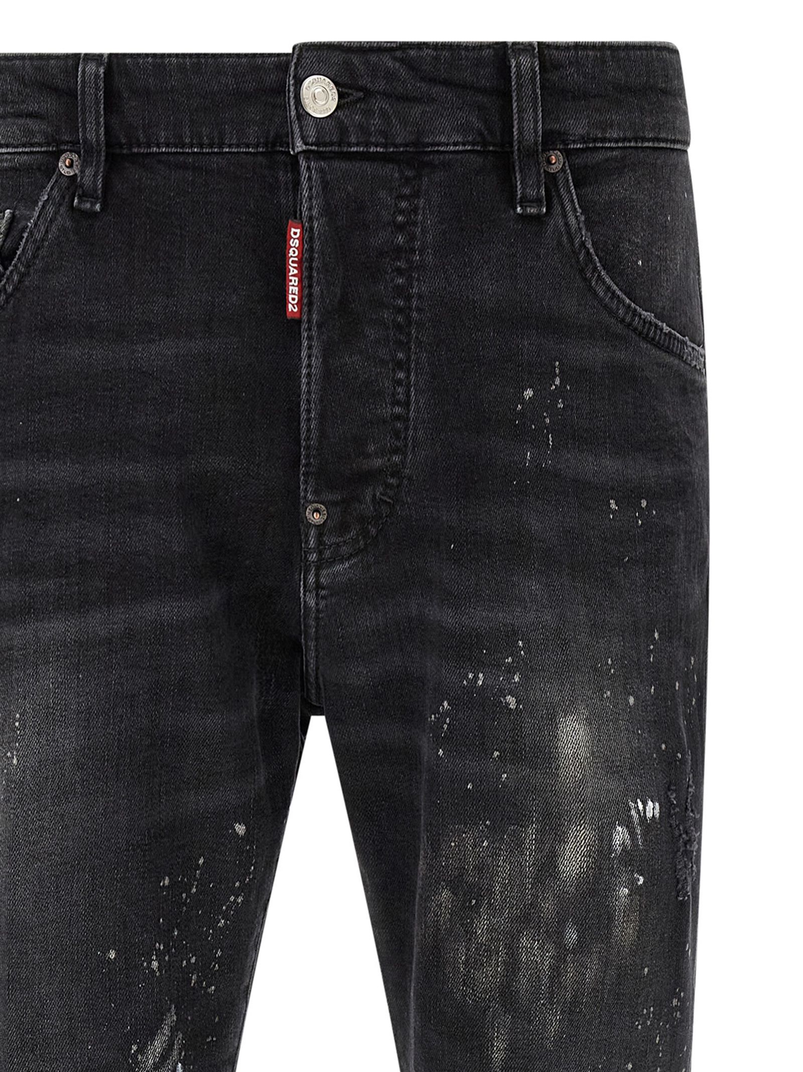 Cotton Slim Fit Men's Jeans - Dsquared² - Modalova