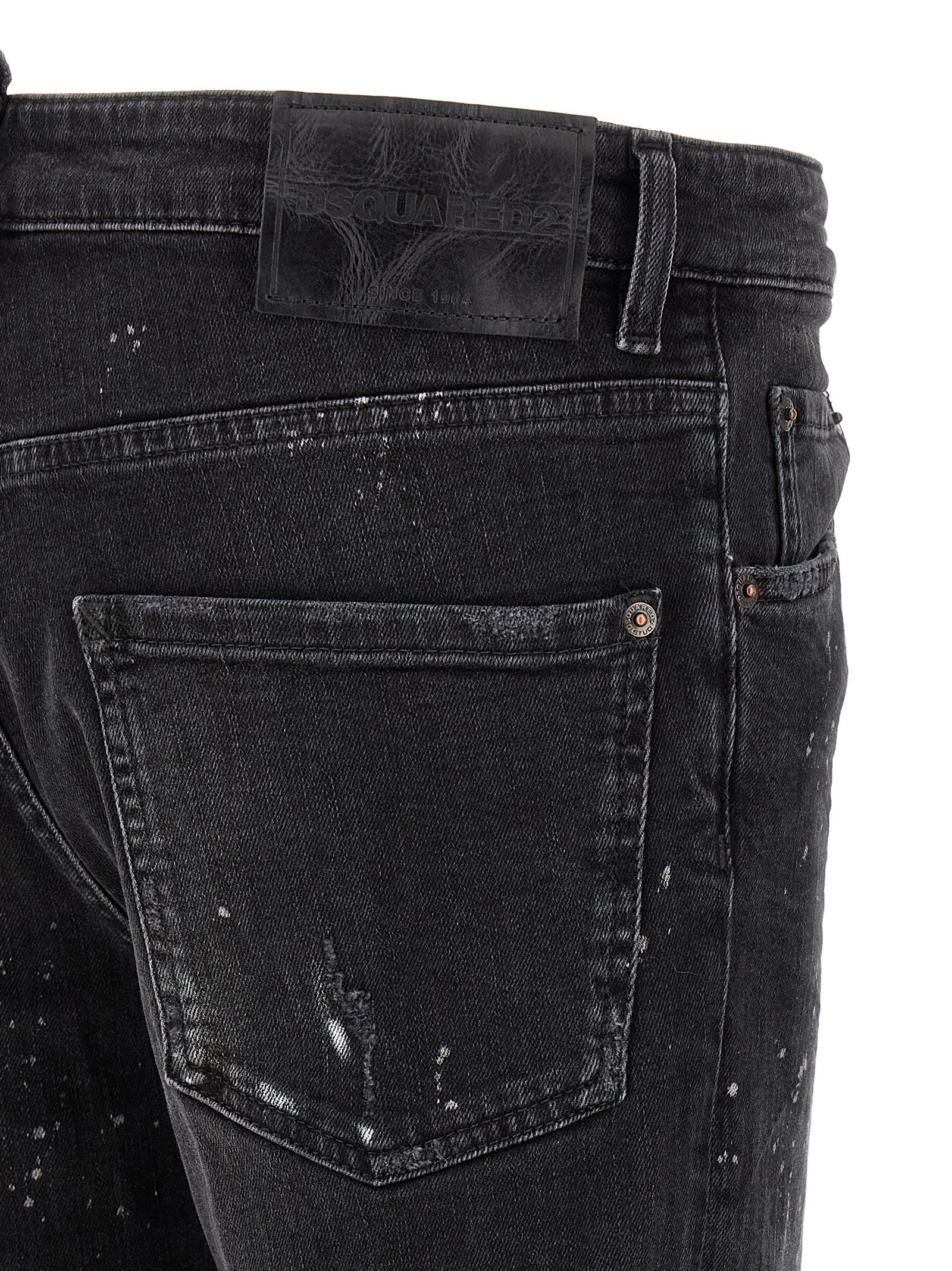 Cotton Slim Fit Men's Jeans - Dsquared² - Modalova