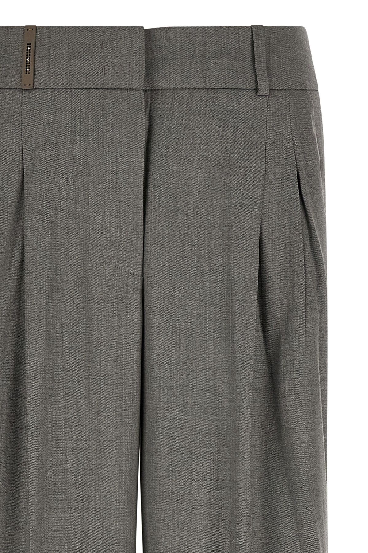 Virgin Wool Casual Women's Pants - Peserico - Modalova