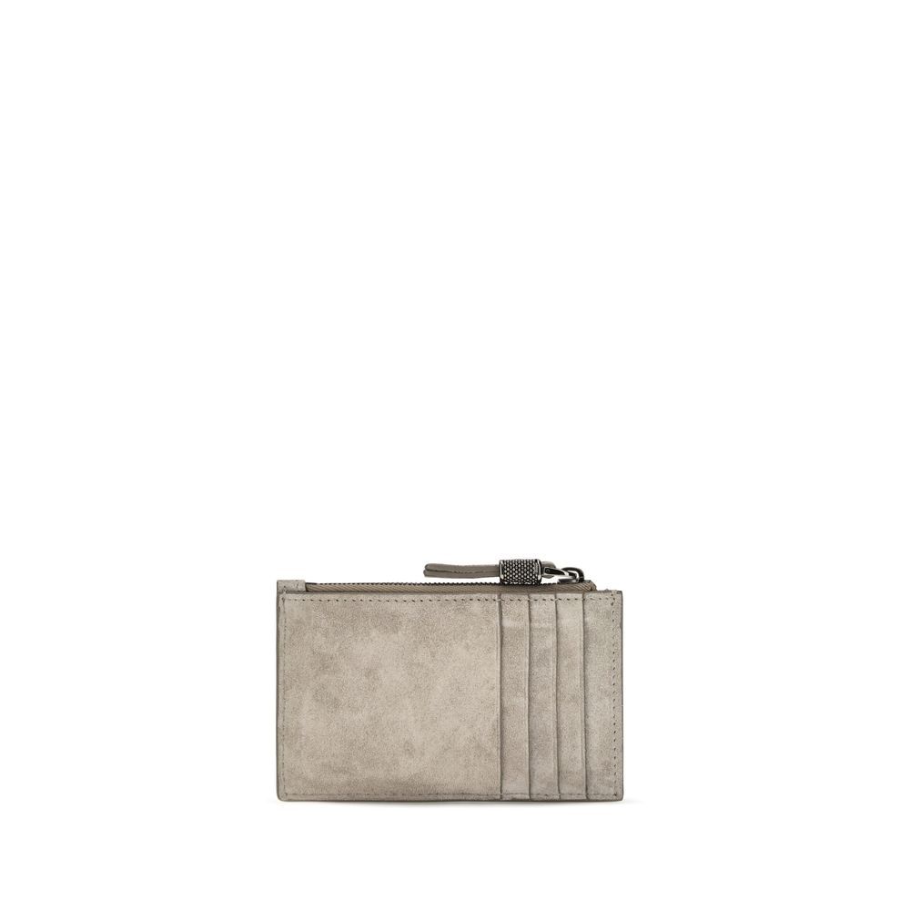 Calf Leather Bos Taurus Women's Wallet - Brunello Cucinelli - Modalova