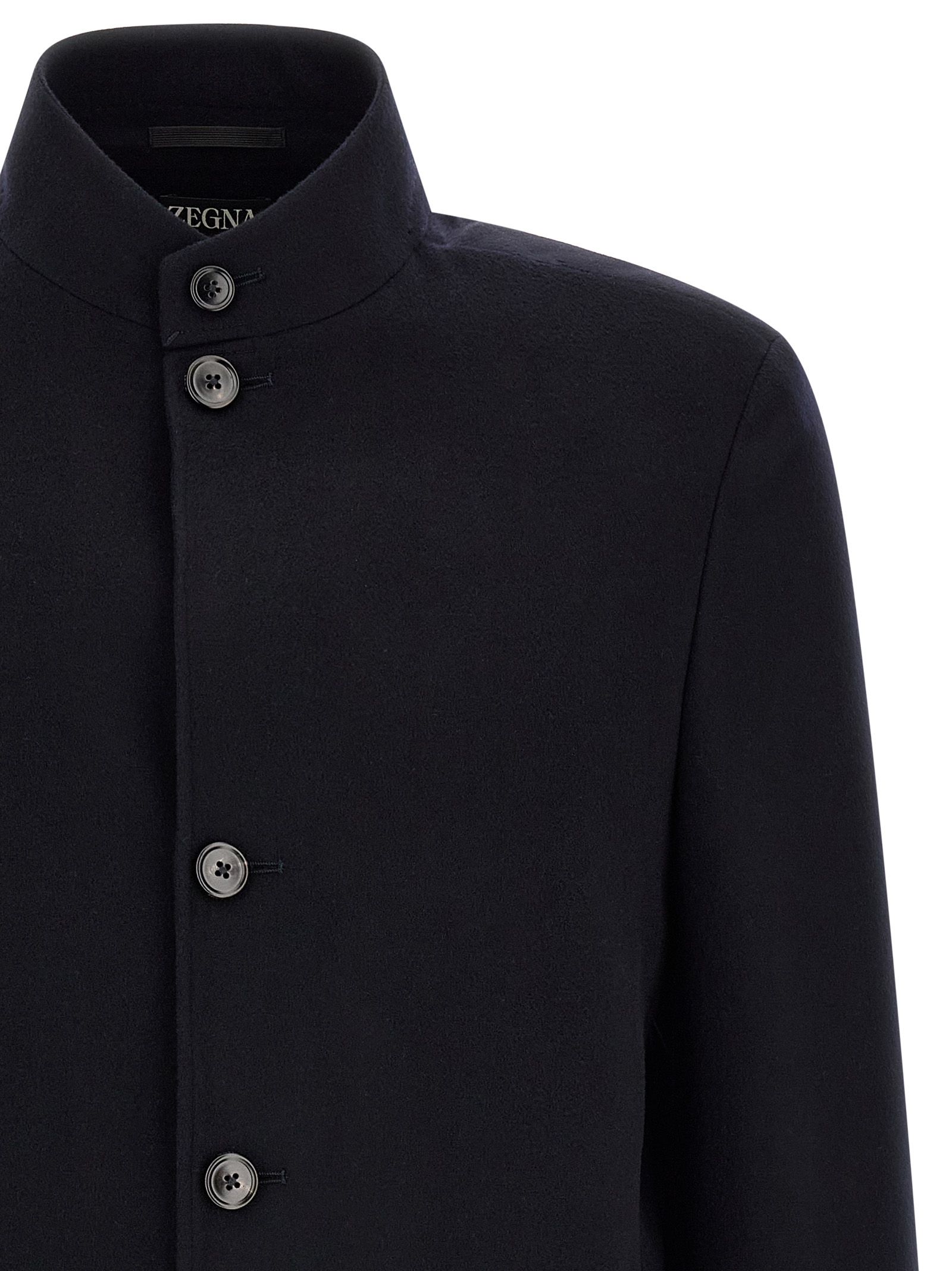 Cashmere Full-Length Men's Jacket - ZEGNA - Modalova