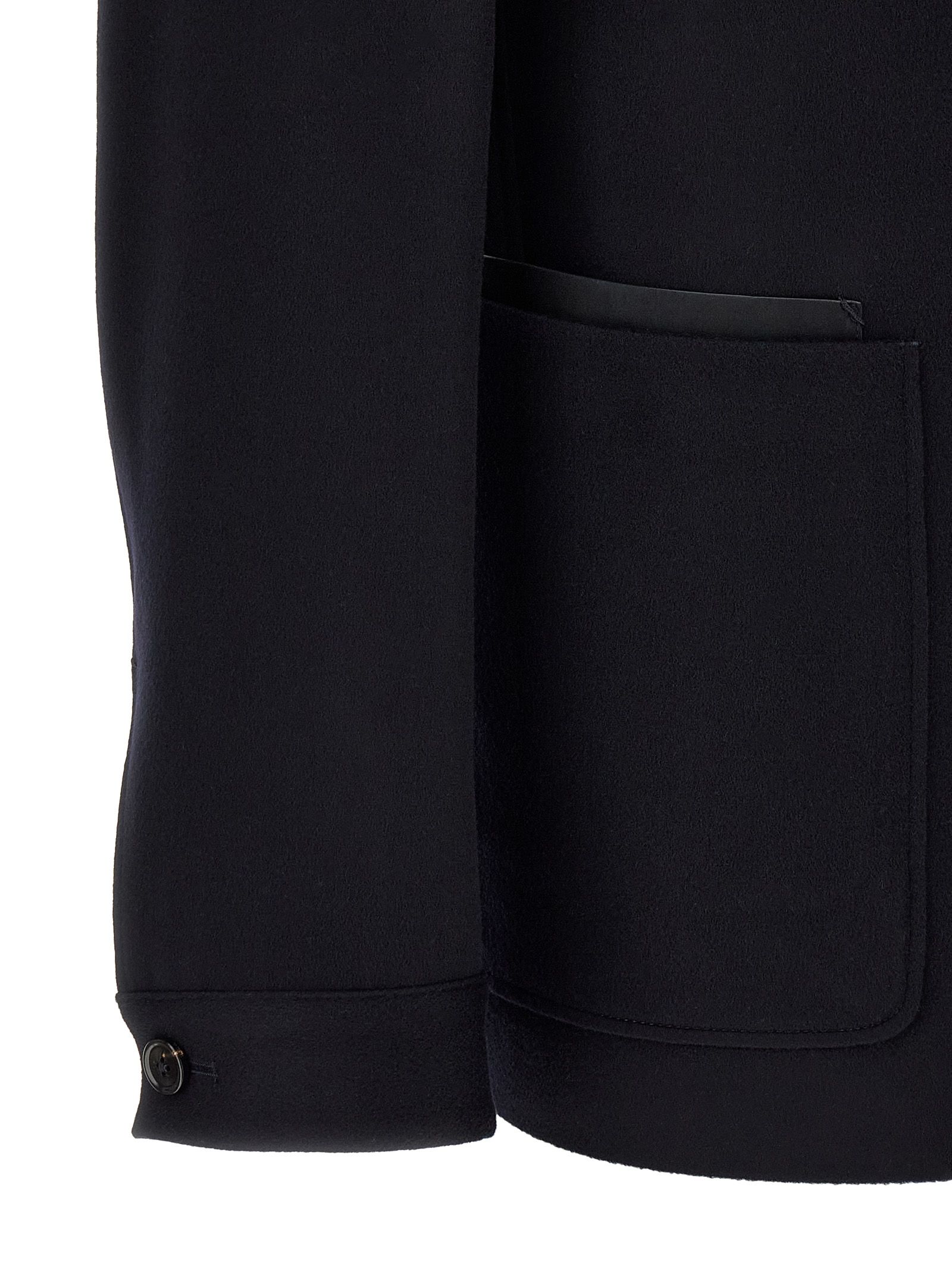 Cashmere Full-Length Men's Jacket - ZEGNA - Modalova