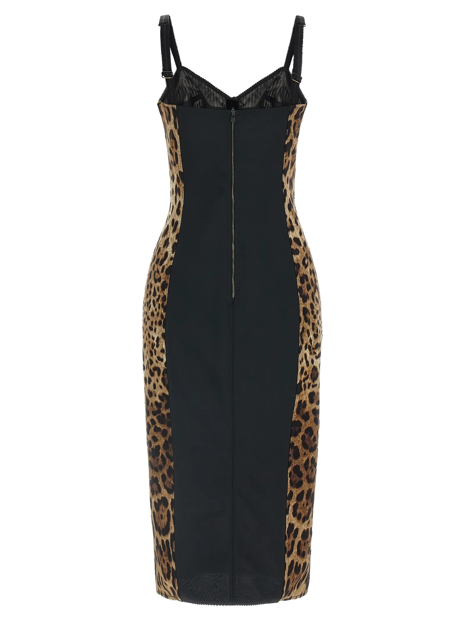 Polyamide Midi Women's Dress - Dolce & Gabbana - Modalova