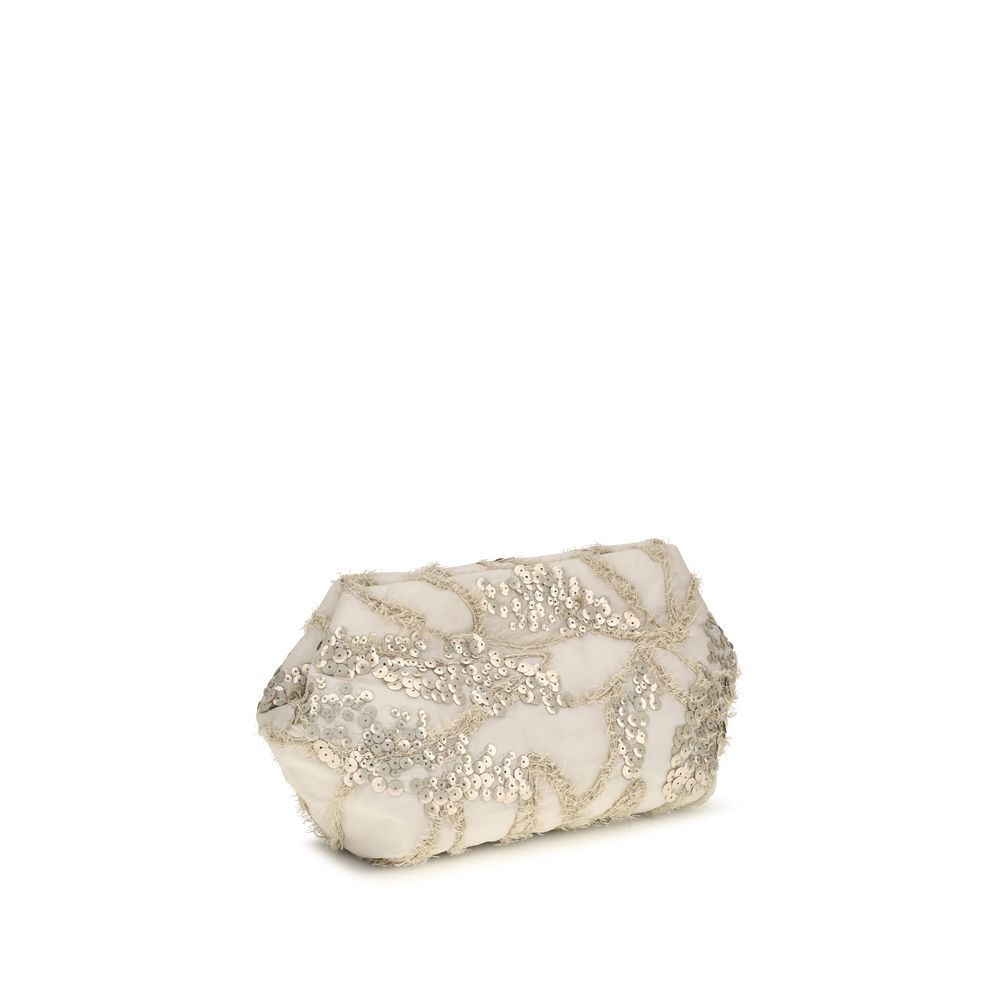 Silk Clutch Women's Bag - Brunello Cucinelli - Modalova