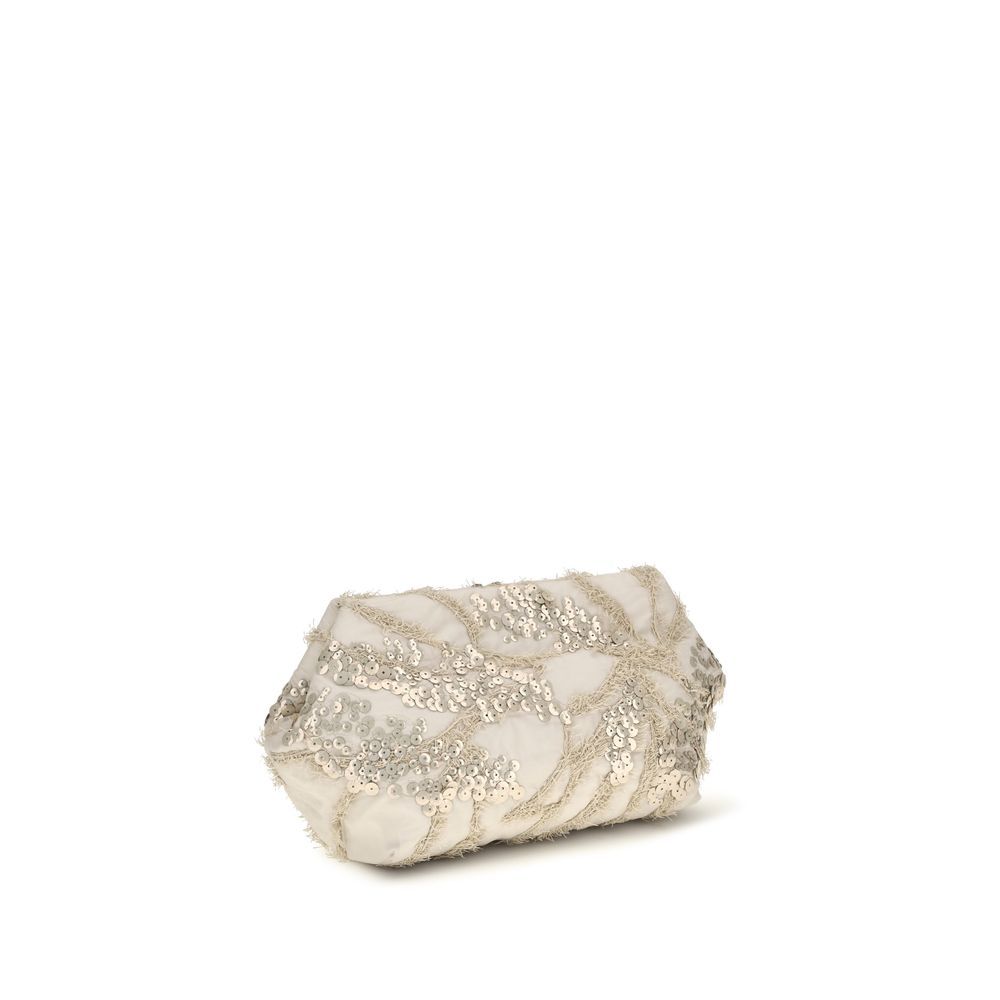 Silk Clutch Women's Bag - Brunello Cucinelli - Modalova