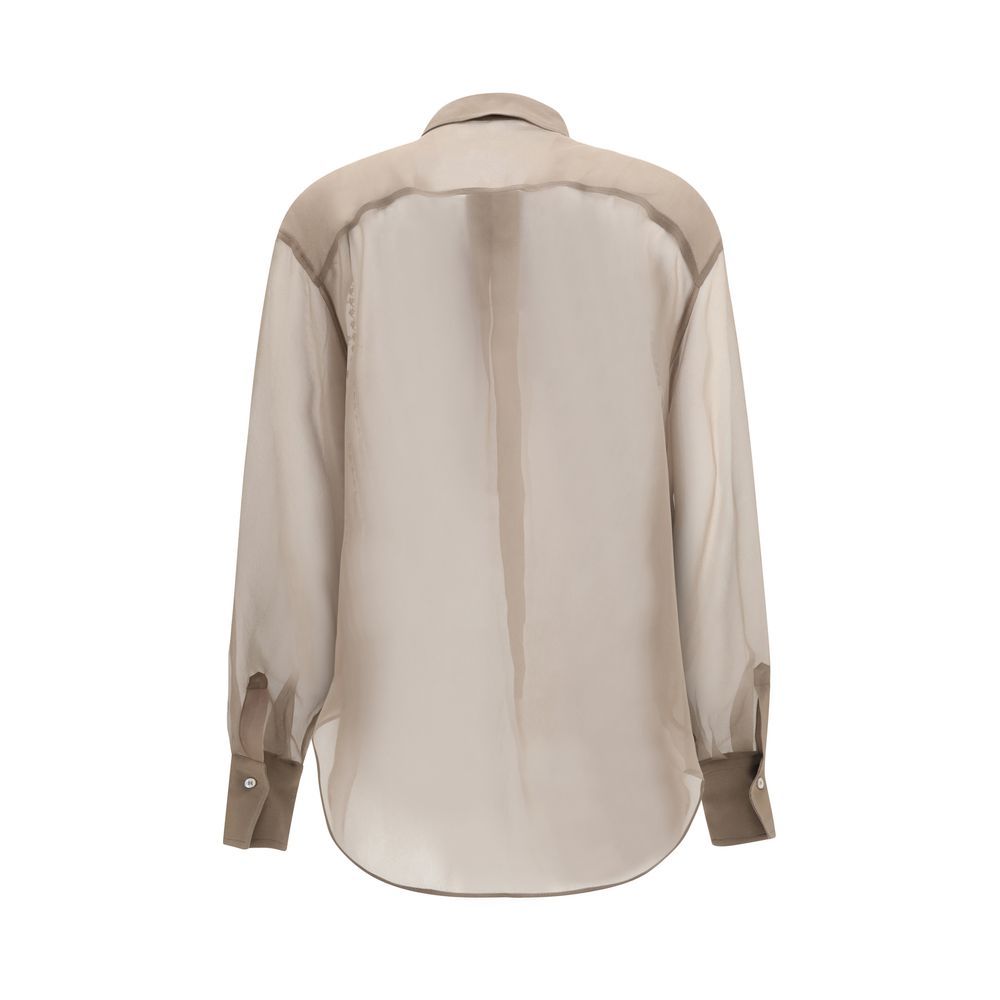 Silk Women's Shirt - Brunello Cucinelli - Modalova