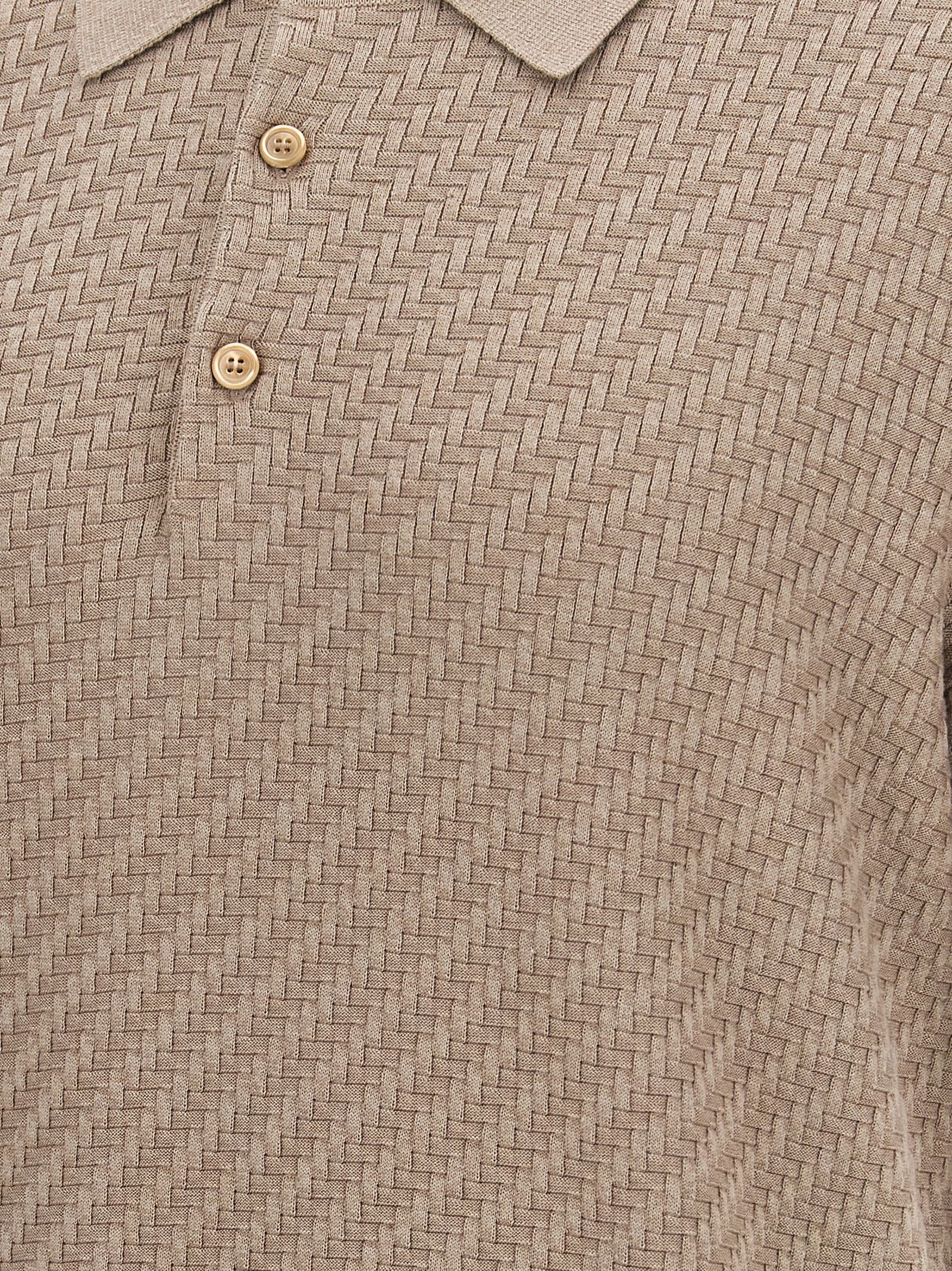 Cotton Polo Men's Shirt - Brioni - Modalova