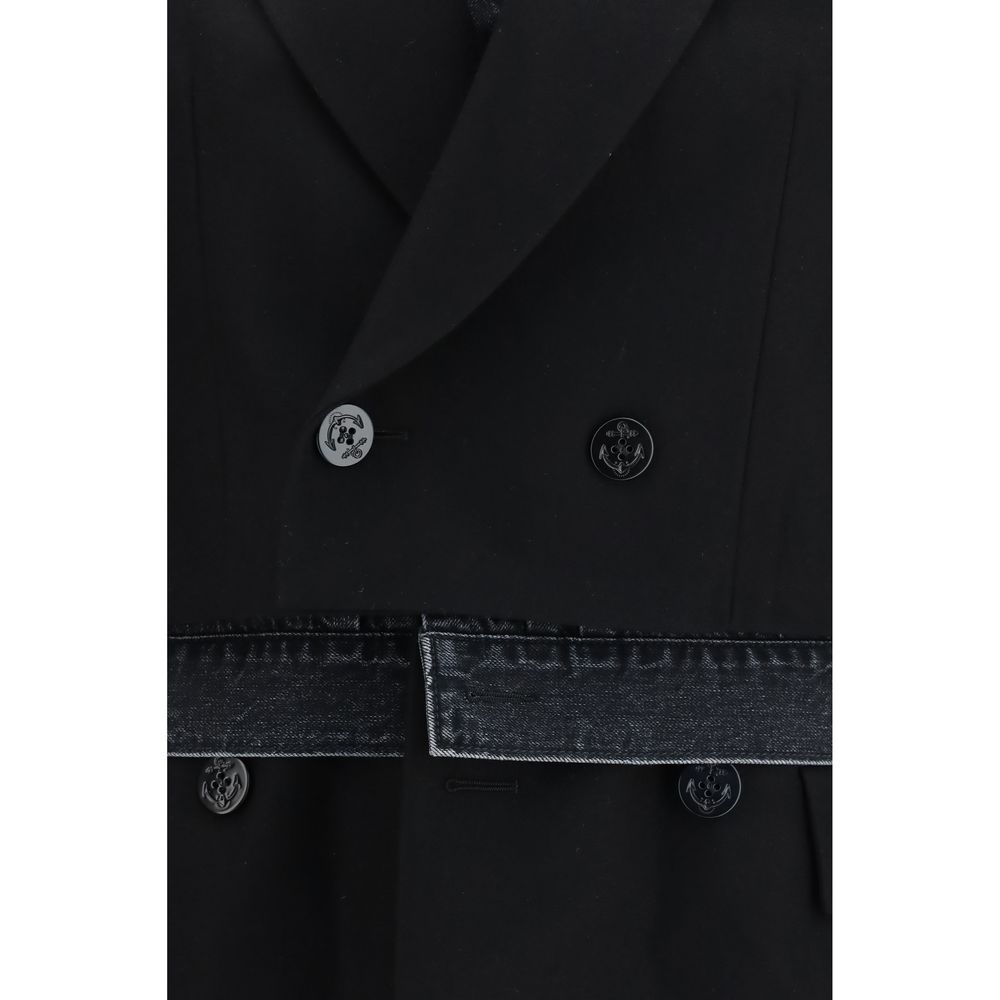 Wool Oves Aries Denim Women's Jacket - Sacai - Modalova