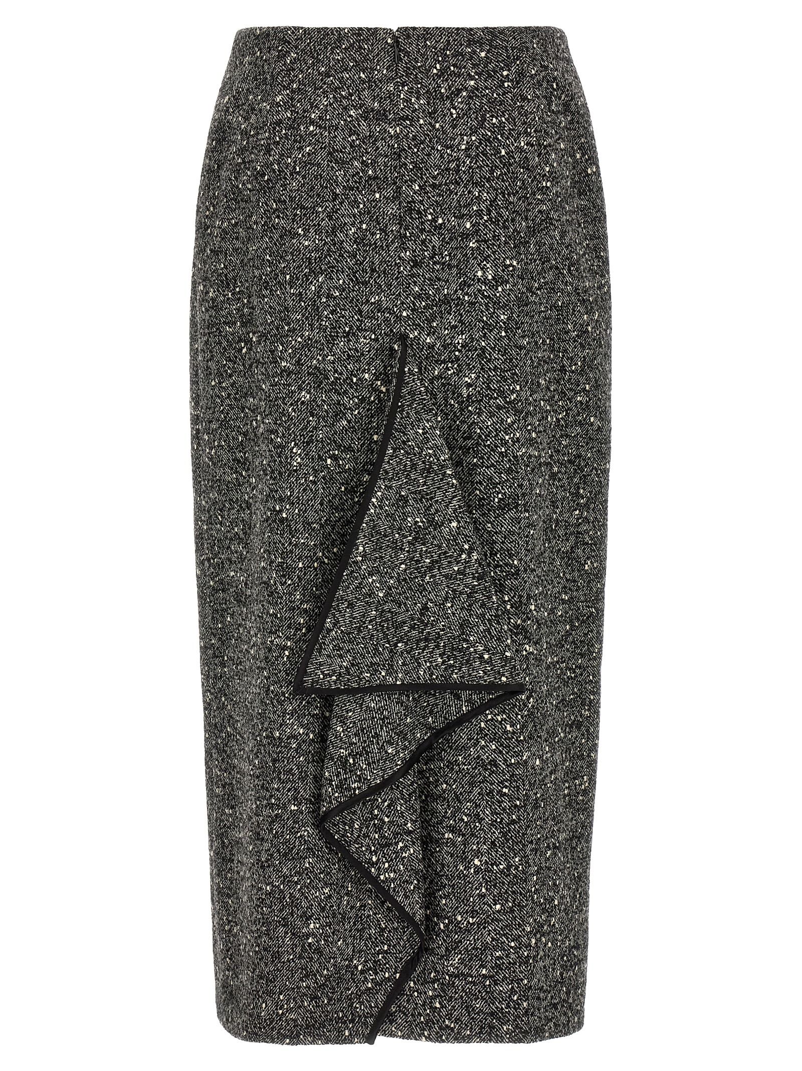 Virgin Wool Midi Women's Skirt - Valentino Garavani - Modalova