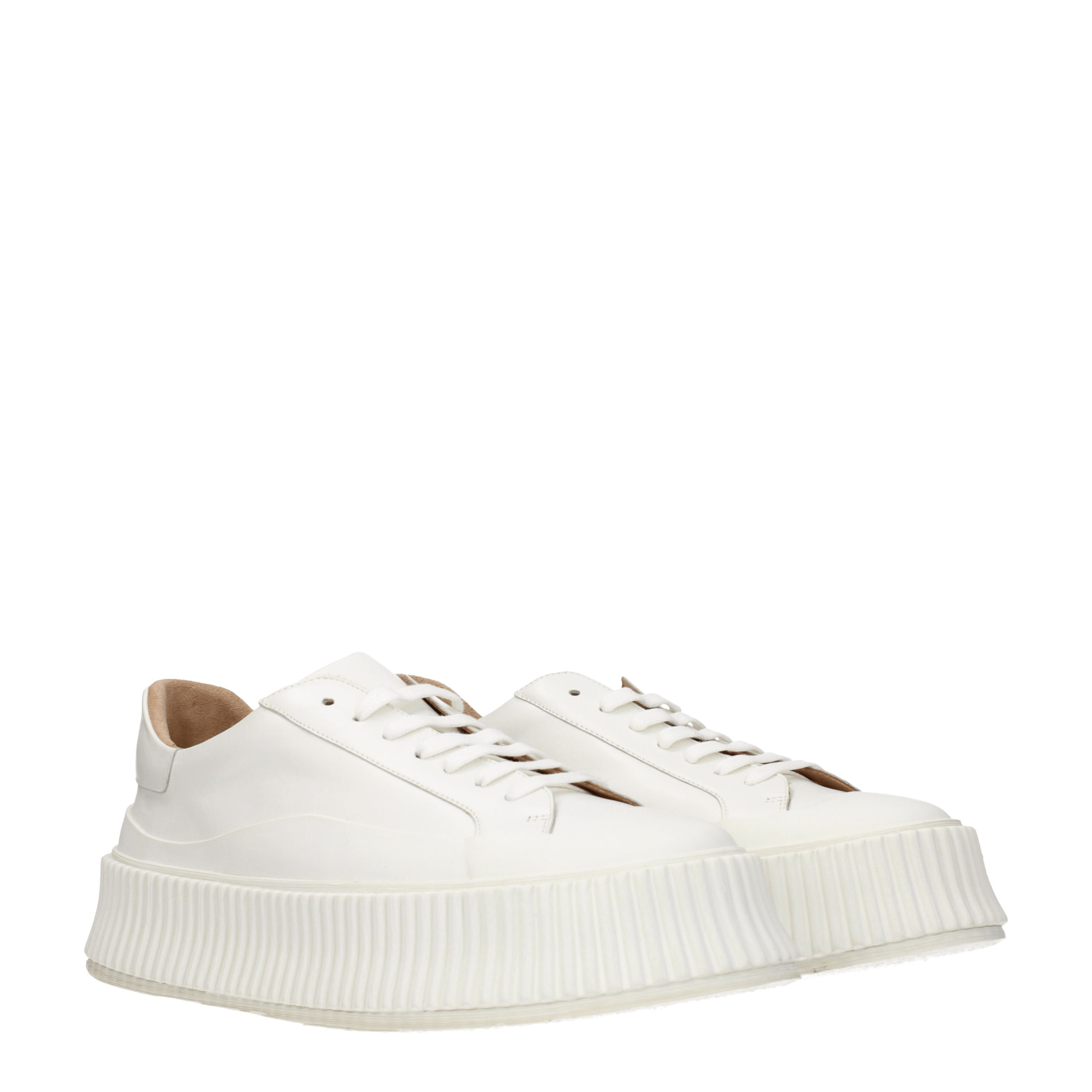 Leather Platform Women's Sneakers - Jil Sander - Modalova