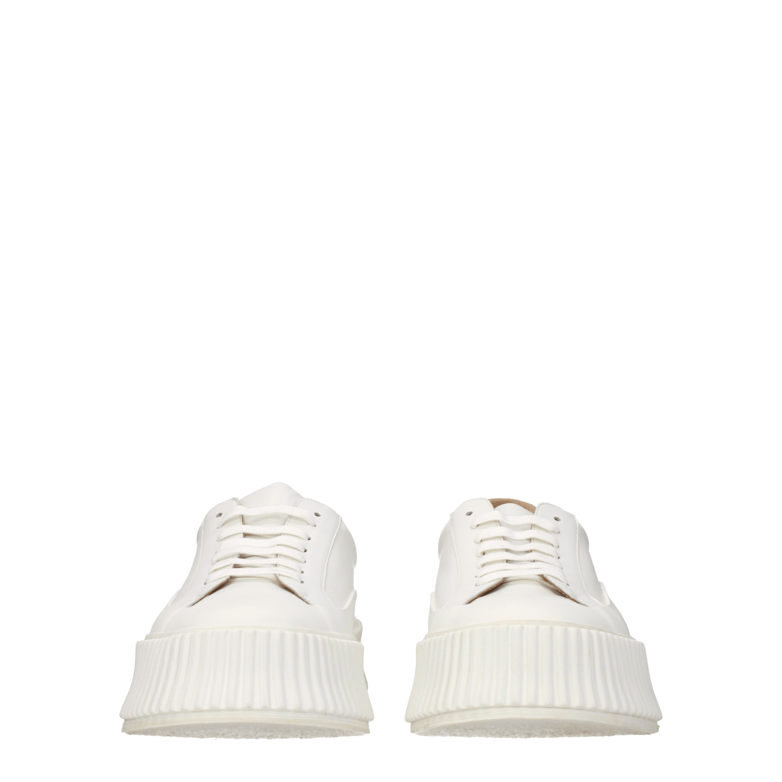 Leather Platform Women's Sneakers - Jil Sander - Modalova