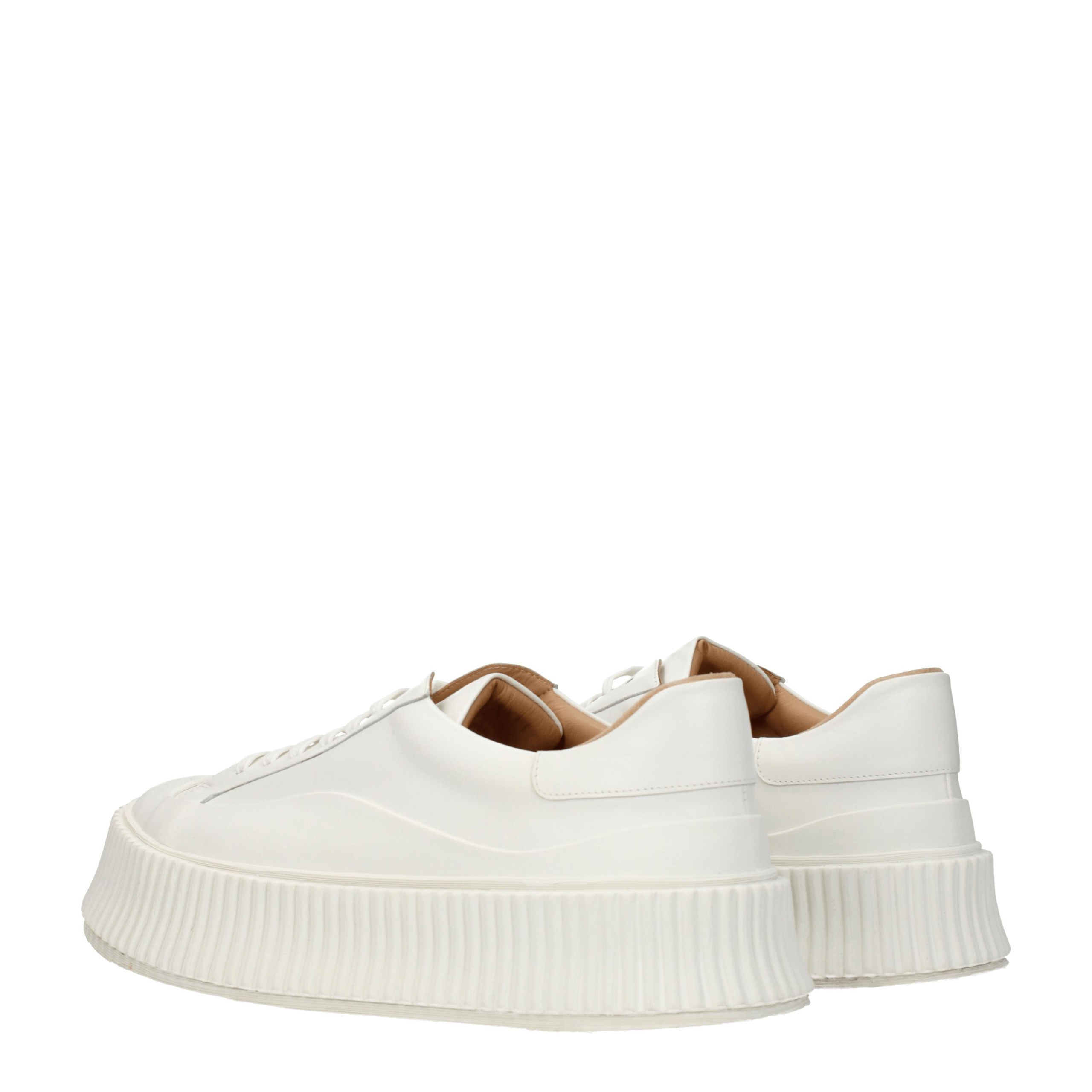 Leather Platform Women's Sneakers - Jil Sander - Modalova