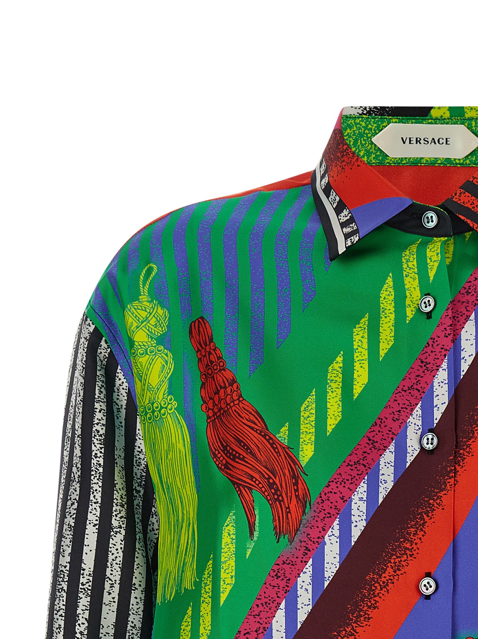 Silk Women's Blouse - Versace - Modalova