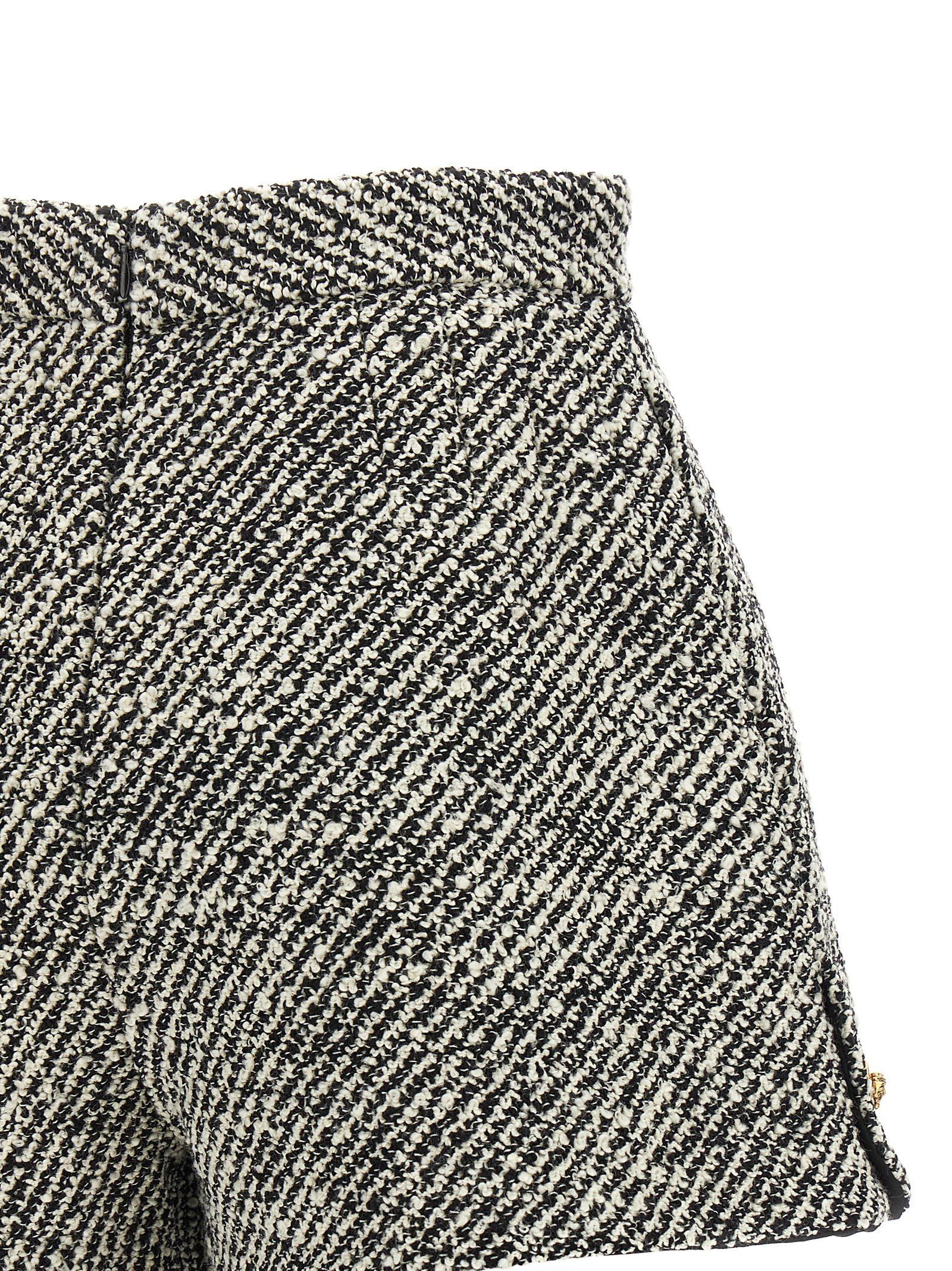 Virgin Wool Bermuda Women's Shorts - Versace - Modalova