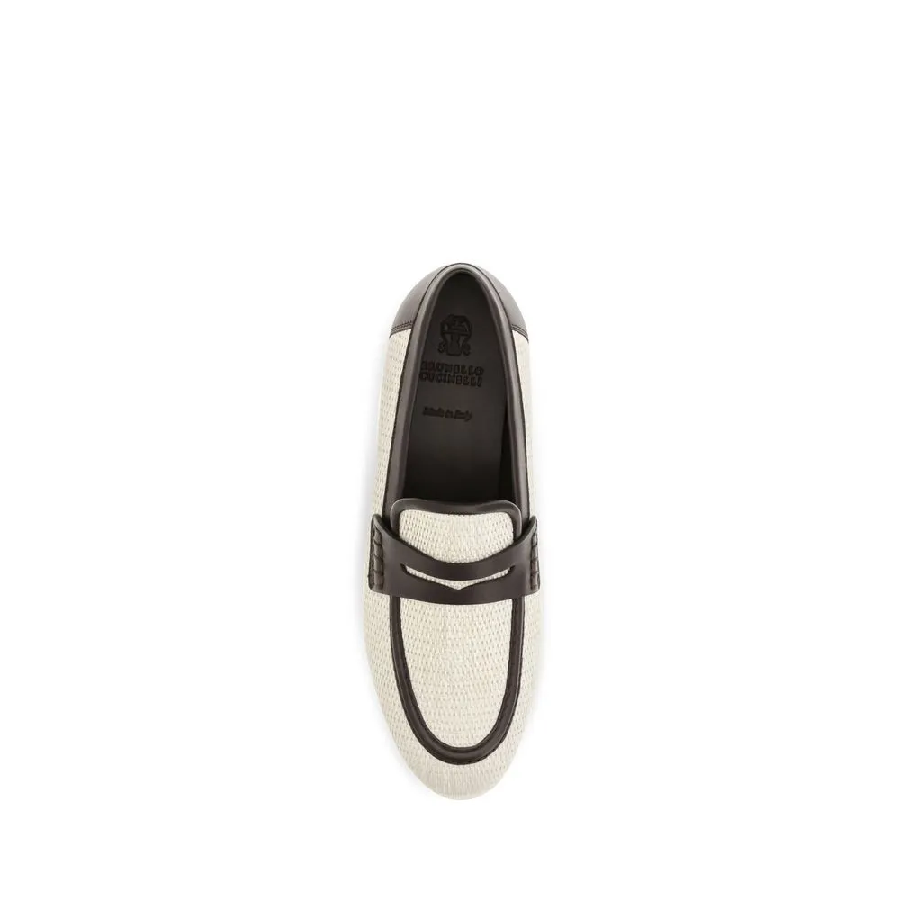 Polyamide Slip-On Women's Loafers - Brunello Cucinelli - Modalova