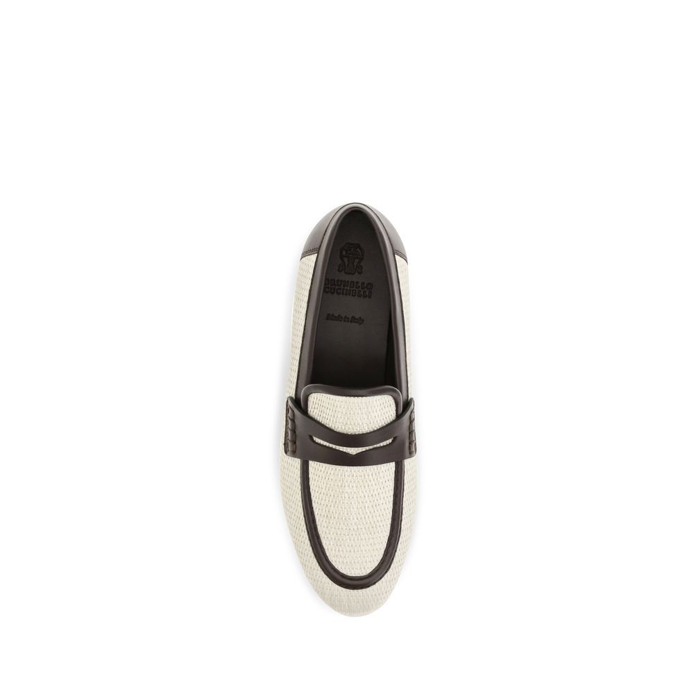 Polyamide Slip-On Women's Loafers - Brunello Cucinelli - Modalova