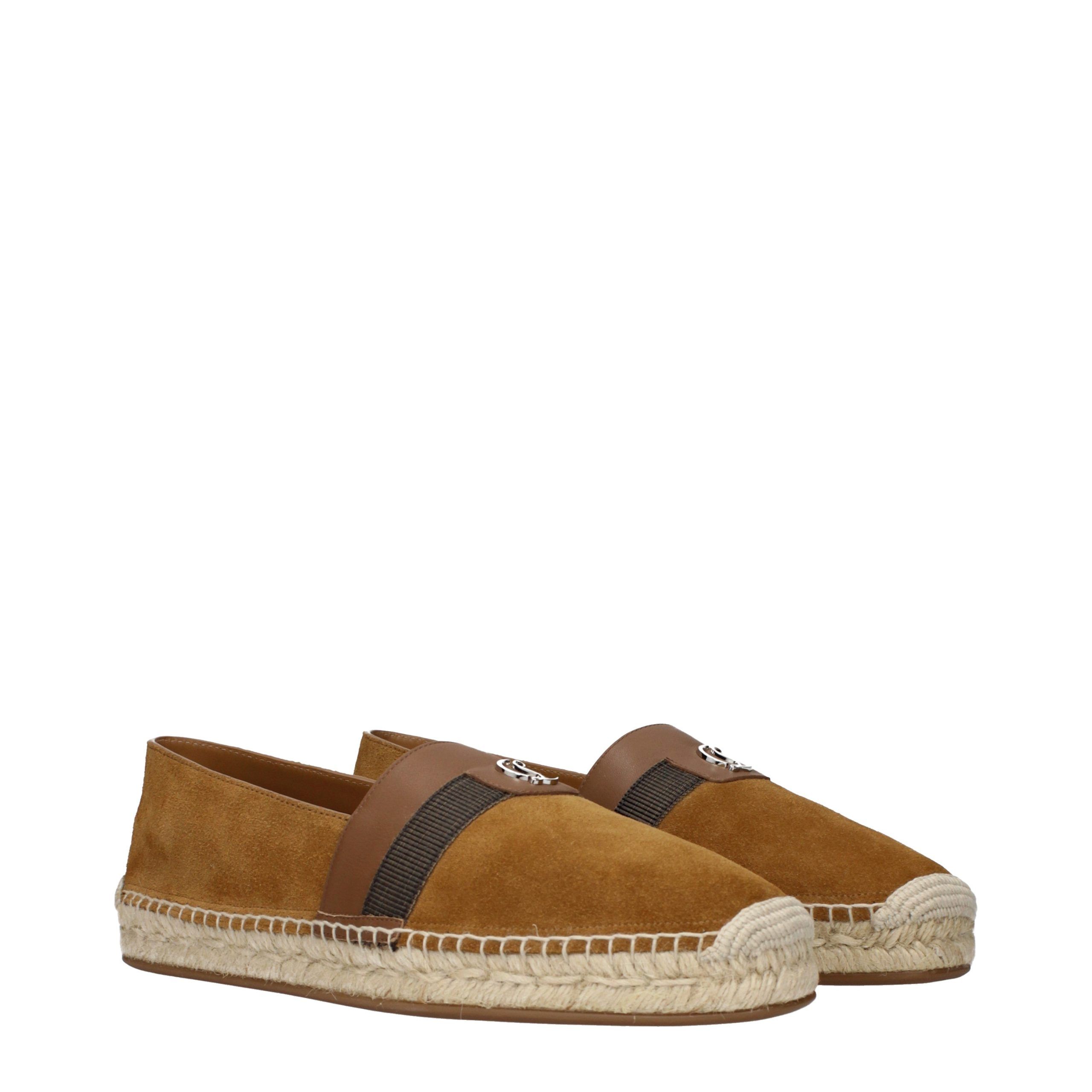 Leather Men's Espadrilles - Christian Louboutin - Modalova