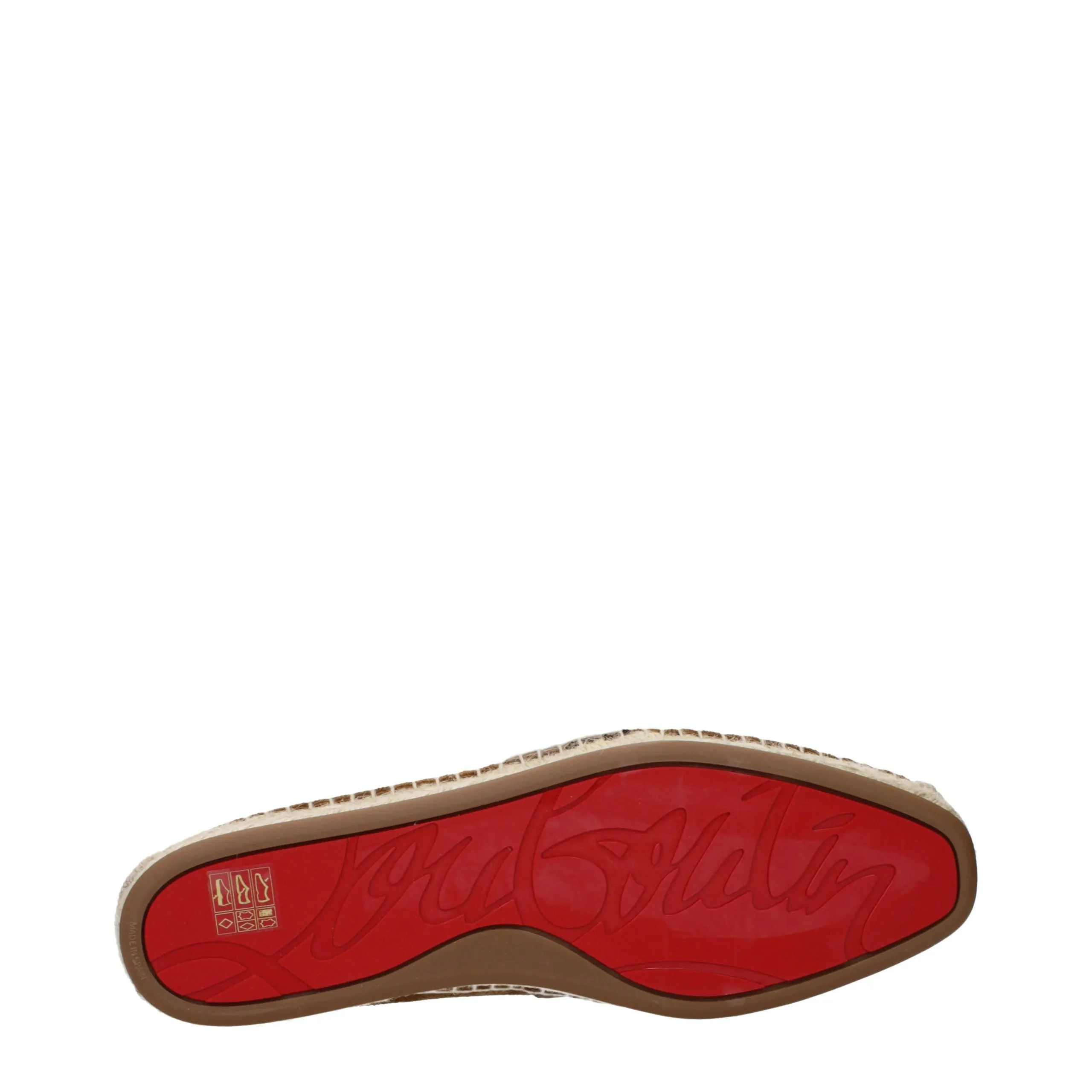 Leather Men's Espadrilles - Christian Louboutin - Modalova