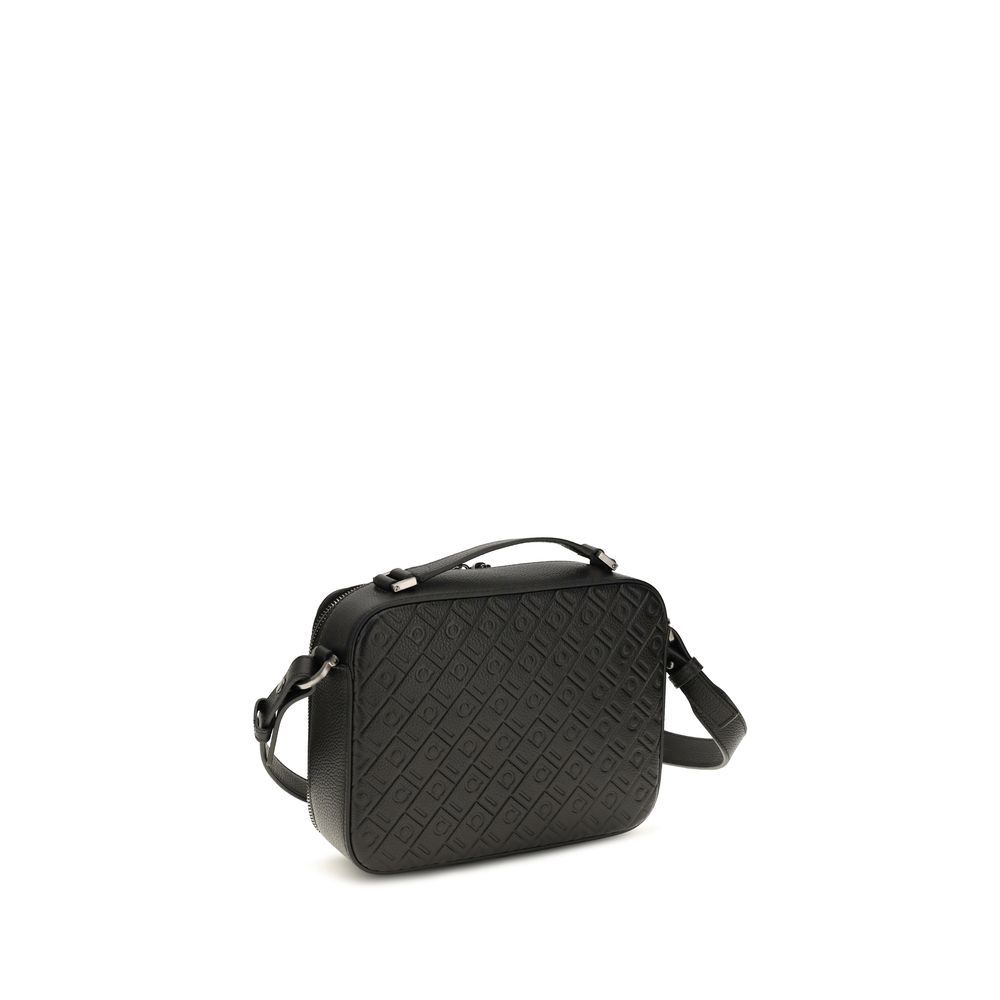 Calf Leather Bos Taurus Shoulder Men's Bag - Ferragamo - Modalova