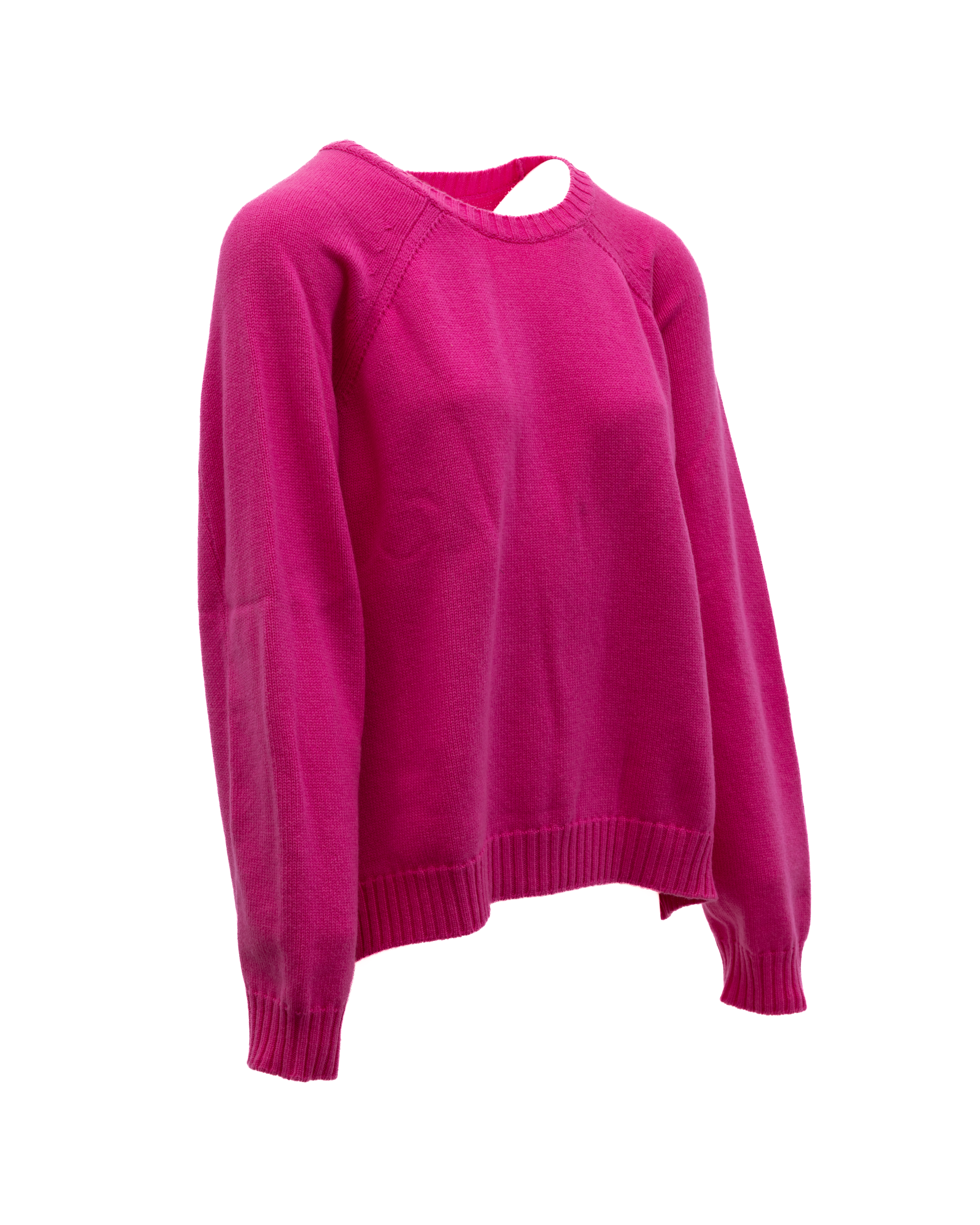 Women Knit Sweater in Women's Fuchsia - Valentino Garavani - Modalova