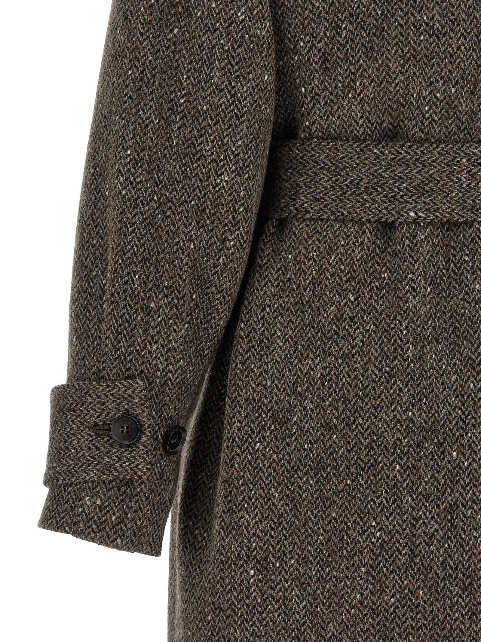 Virgin Wool Women's Coat - Kiton - Modalova