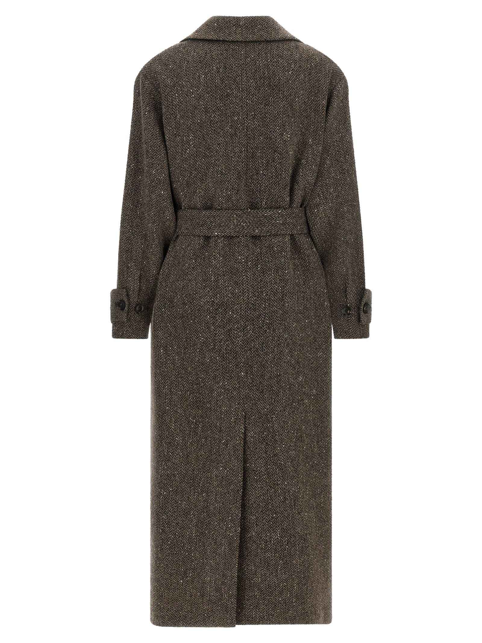 Virgin Wool Women's Coat - Kiton - Modalova