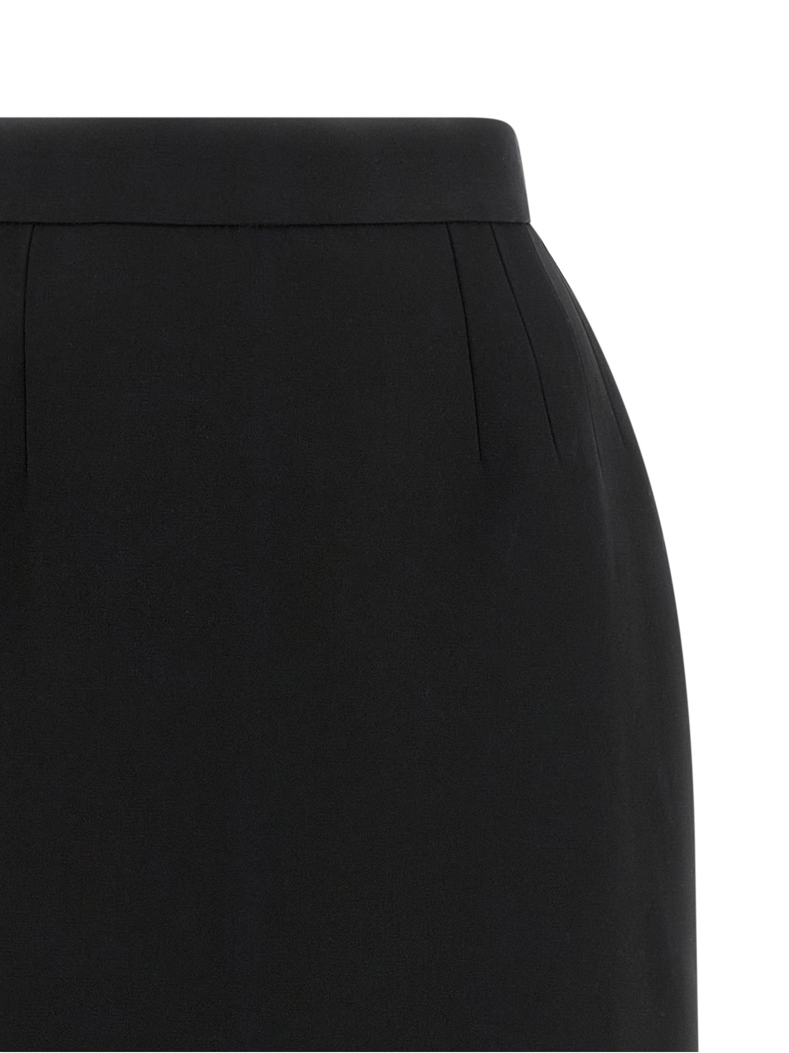 Virgin Wool Long Women's Skirt - Versace - Modalova